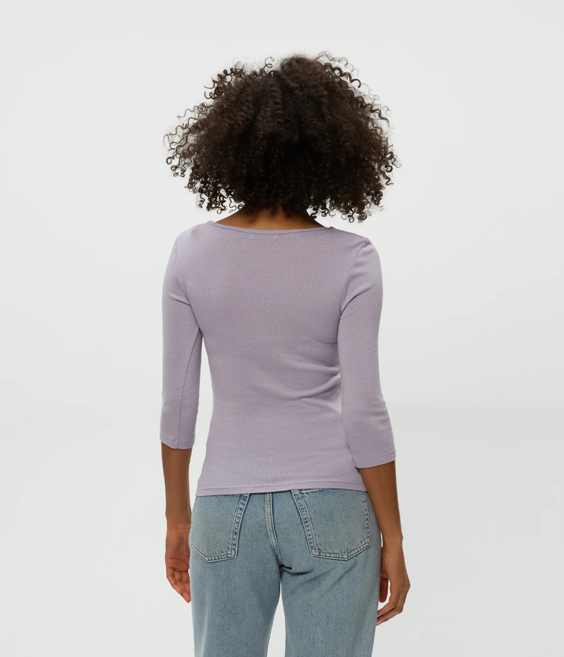 Angelina Shine V-Neck Tee - Image 16