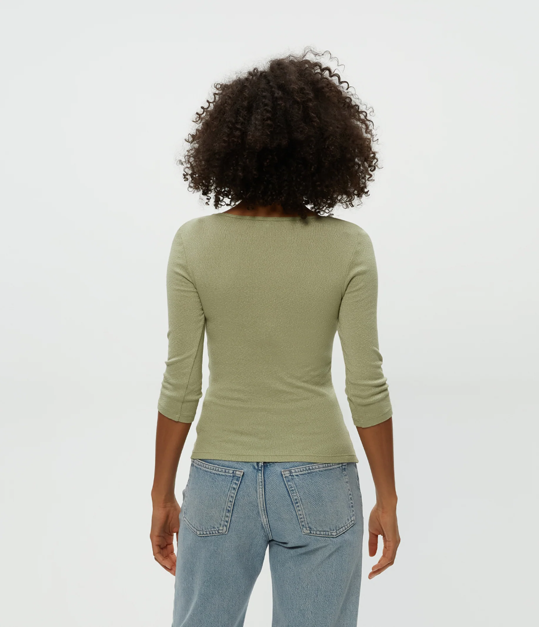 Angelina Shine V-Neck Tee - Image 24