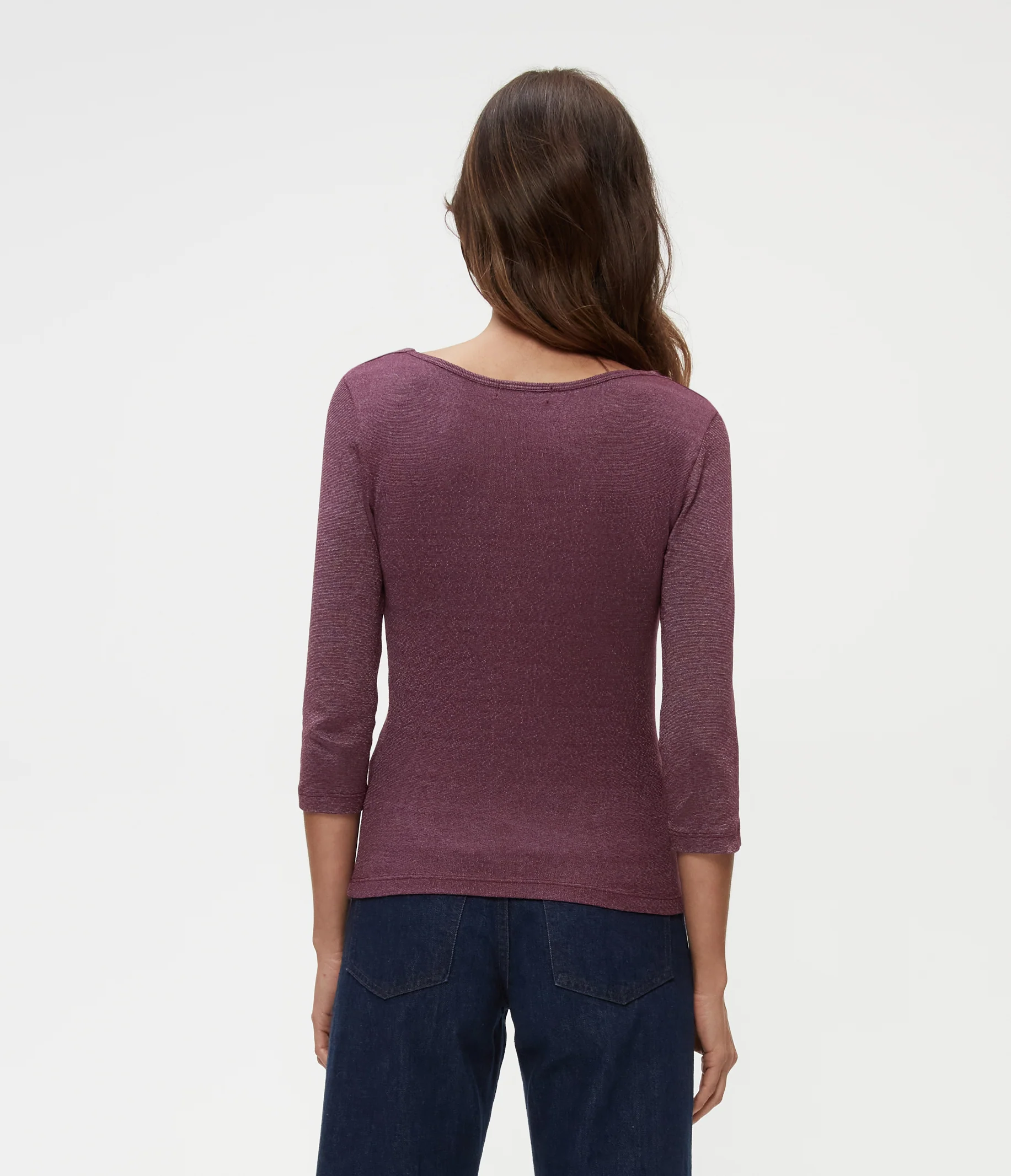 Angelina Shine V-Neck Tee - Image 36