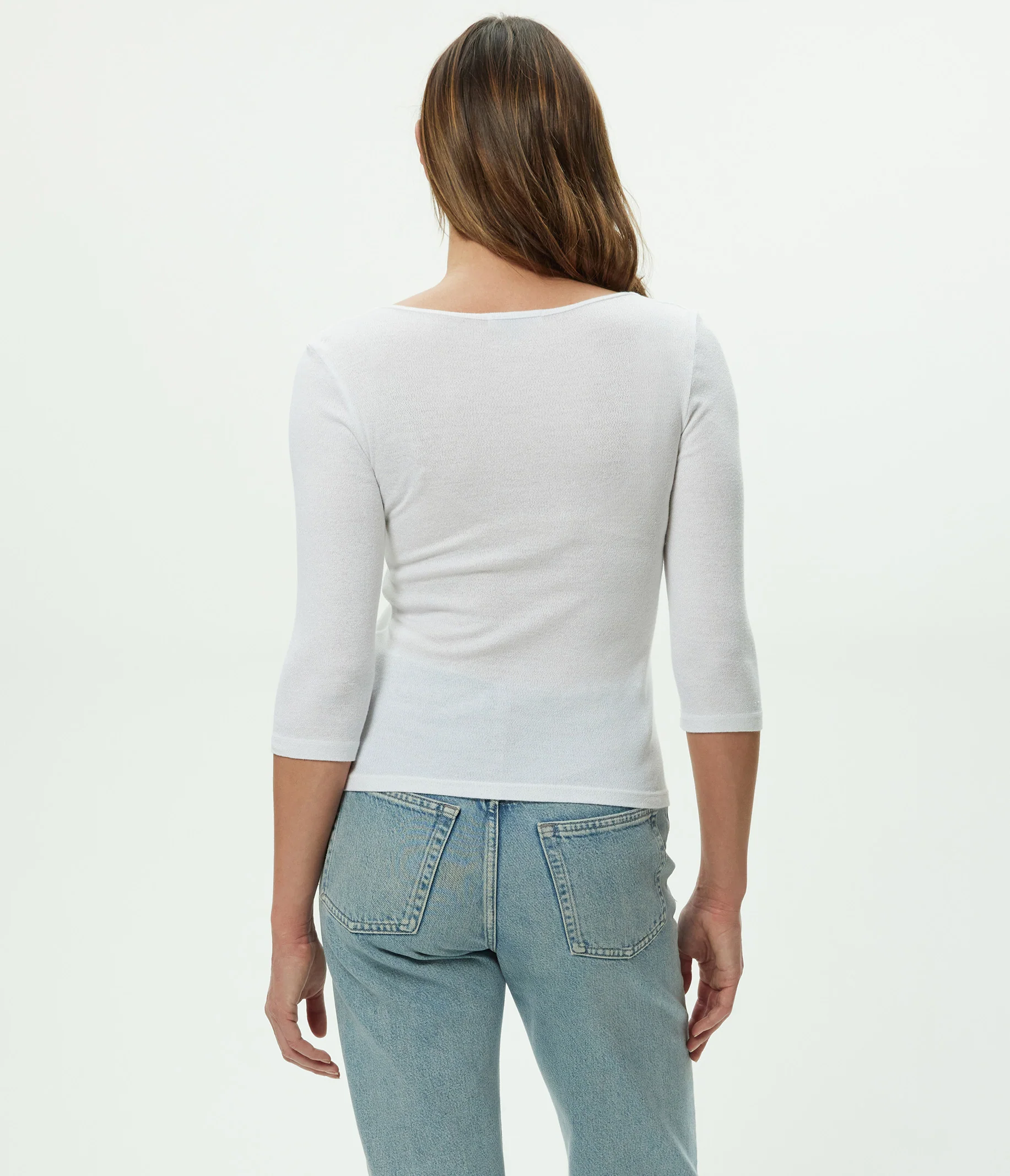 Angelina Shine V-Neck Tee - Image 4