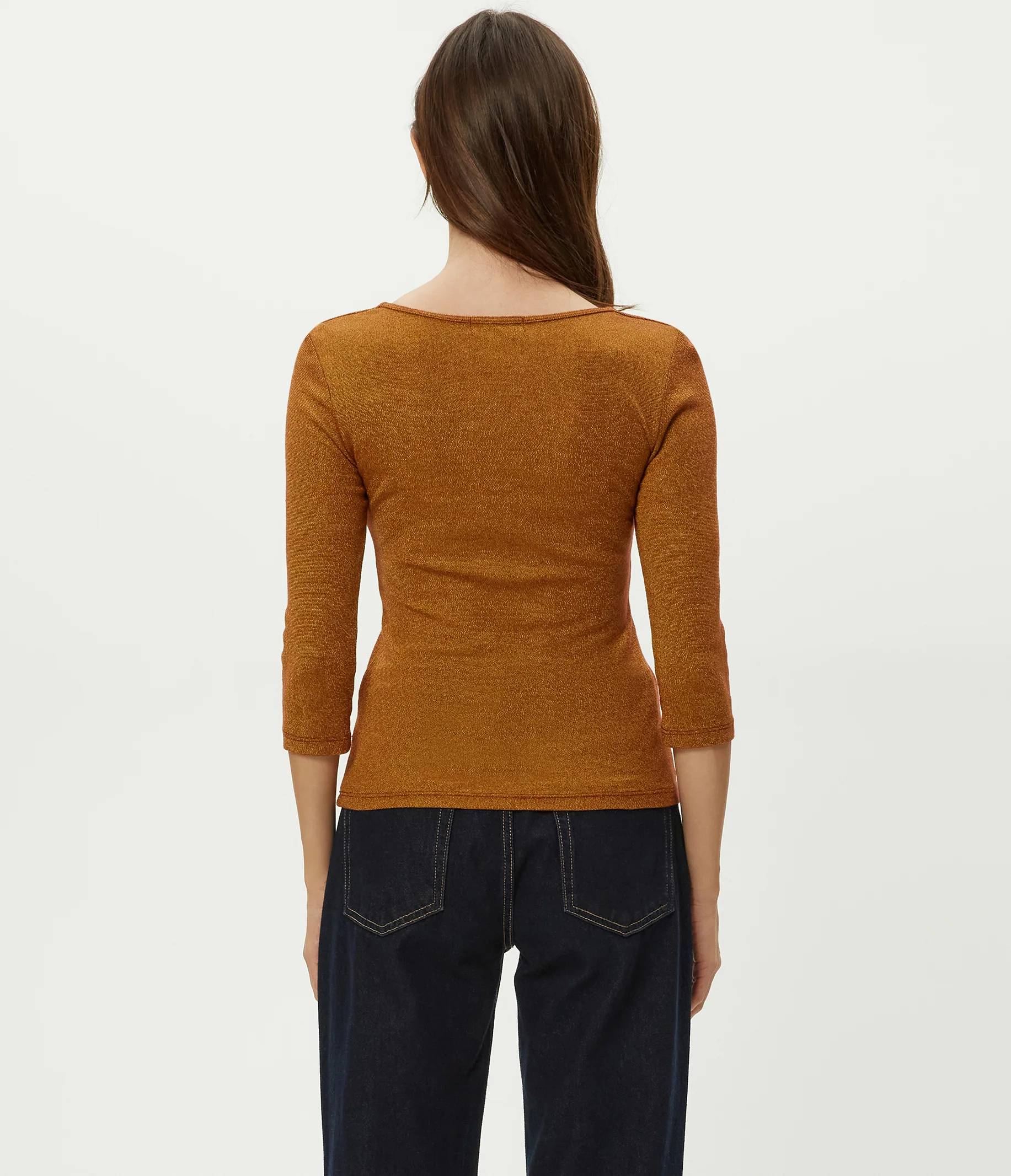 Angelina Shine V-Neck Tee - Image 48