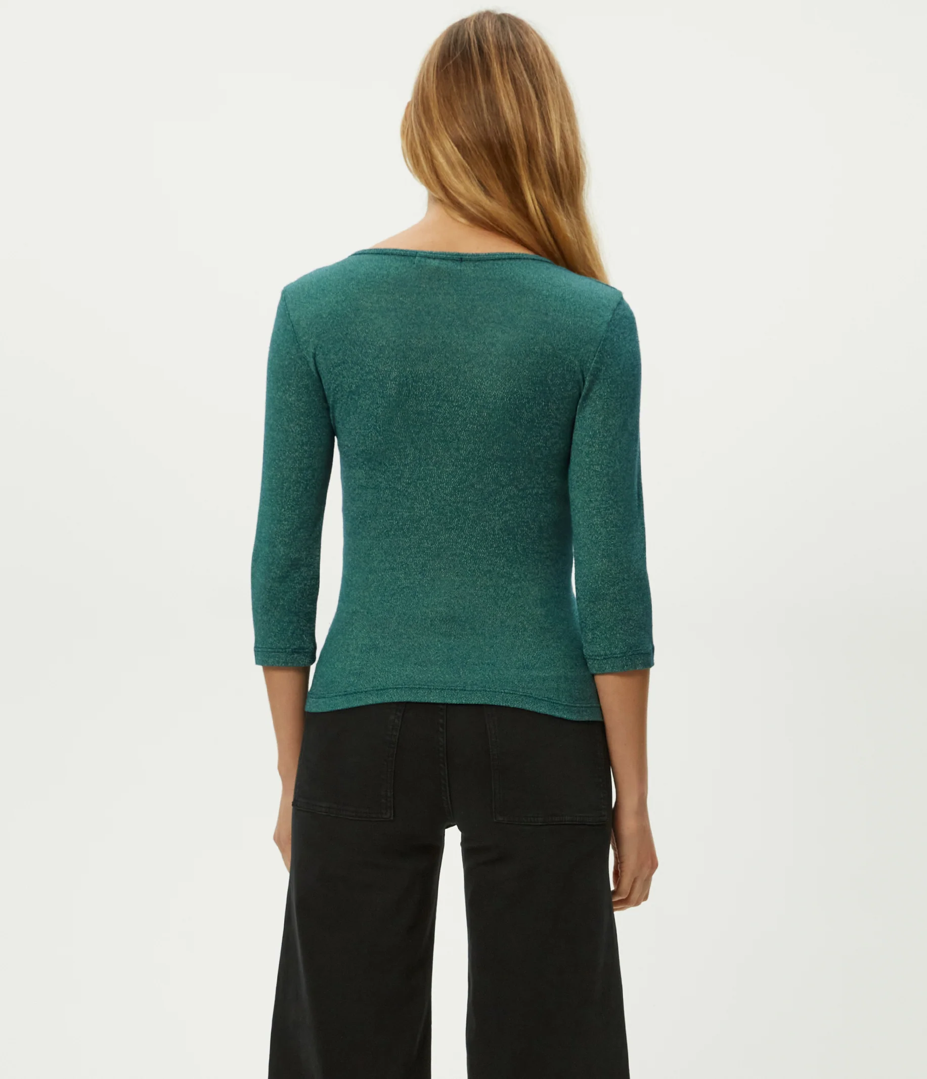 Angelina Shine V-Neck Tee - Image 52