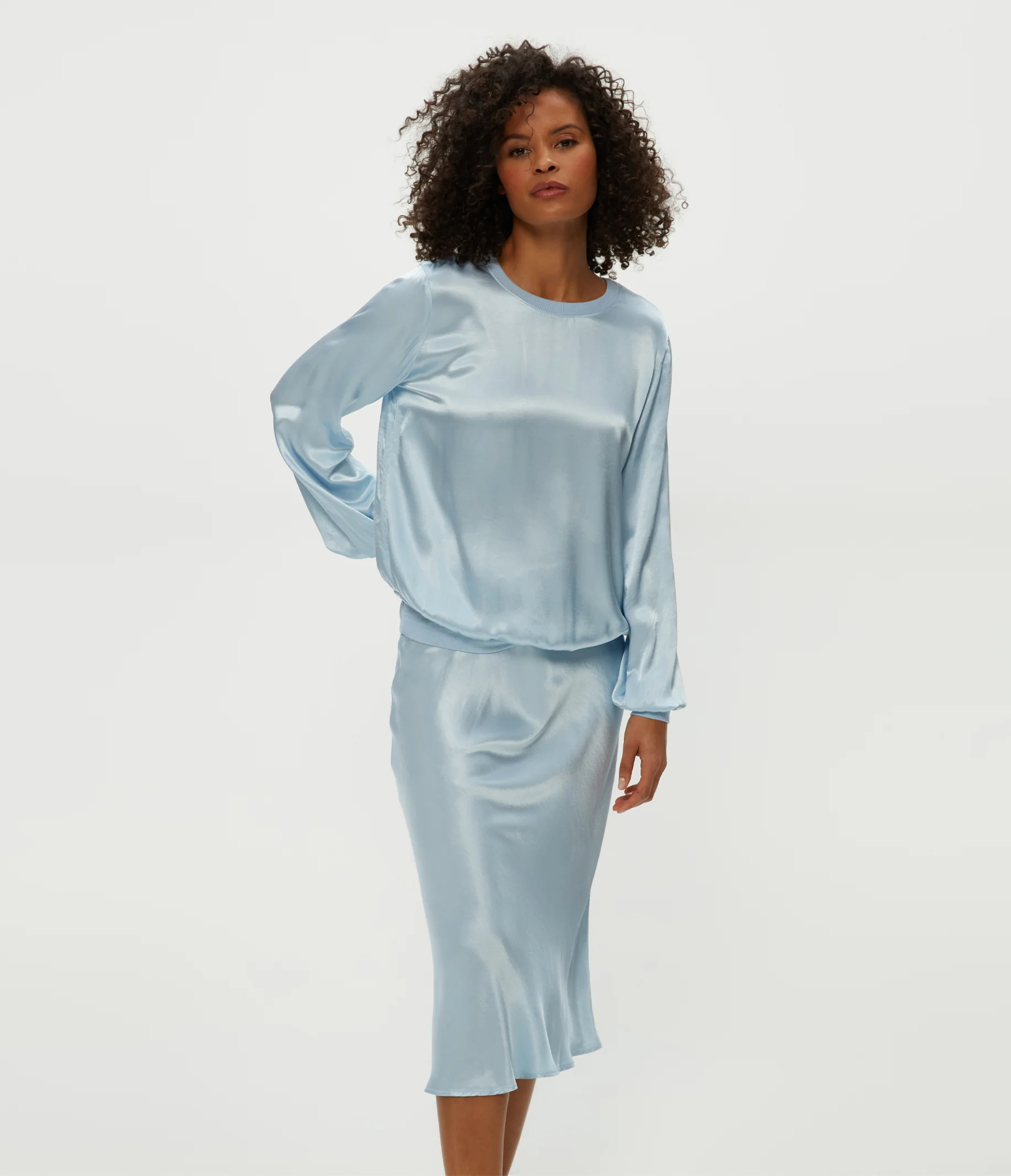 Ariel Satin Sweatshirt - Image 5