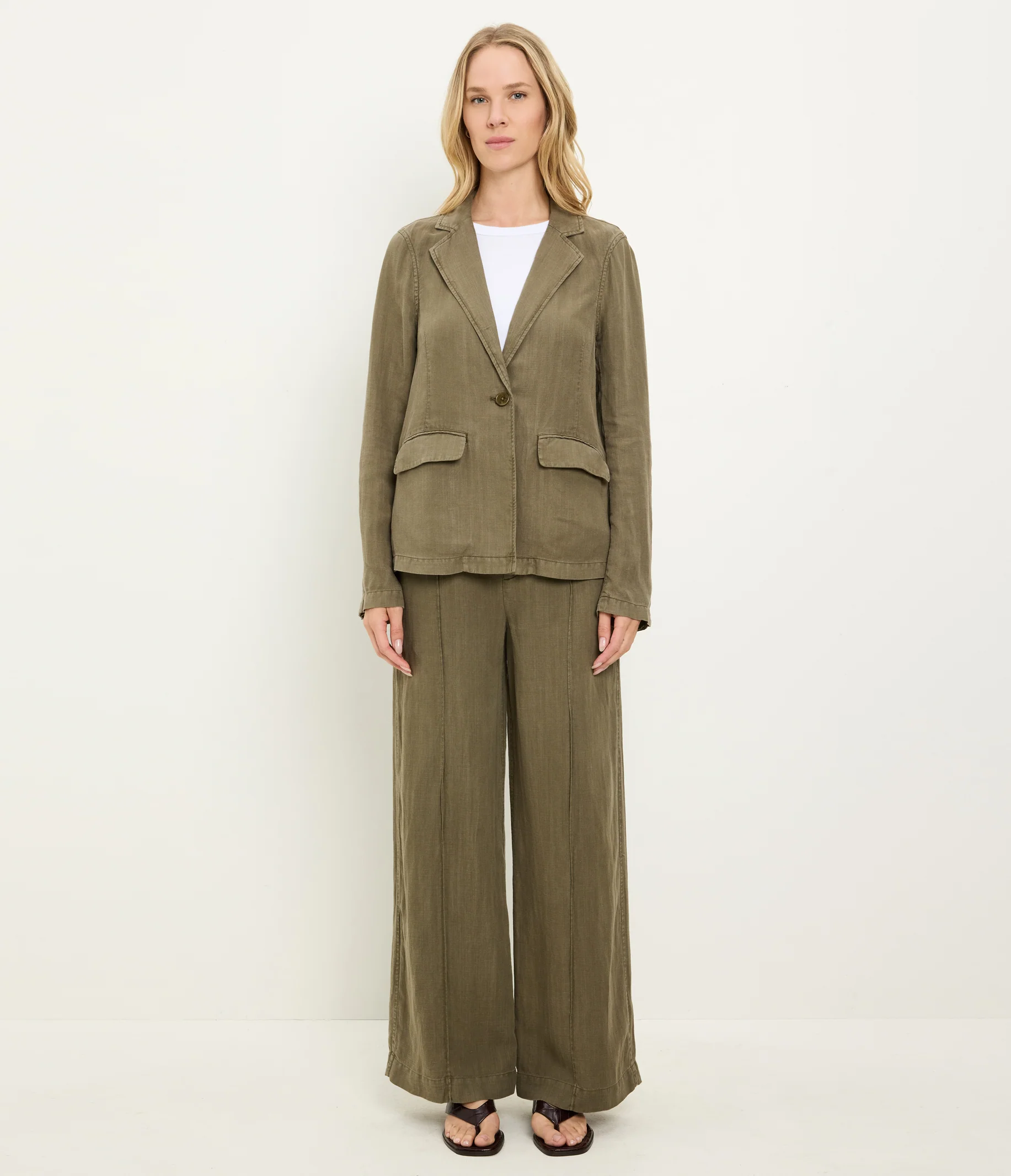 Aubrey Linen Blazer - Image 3