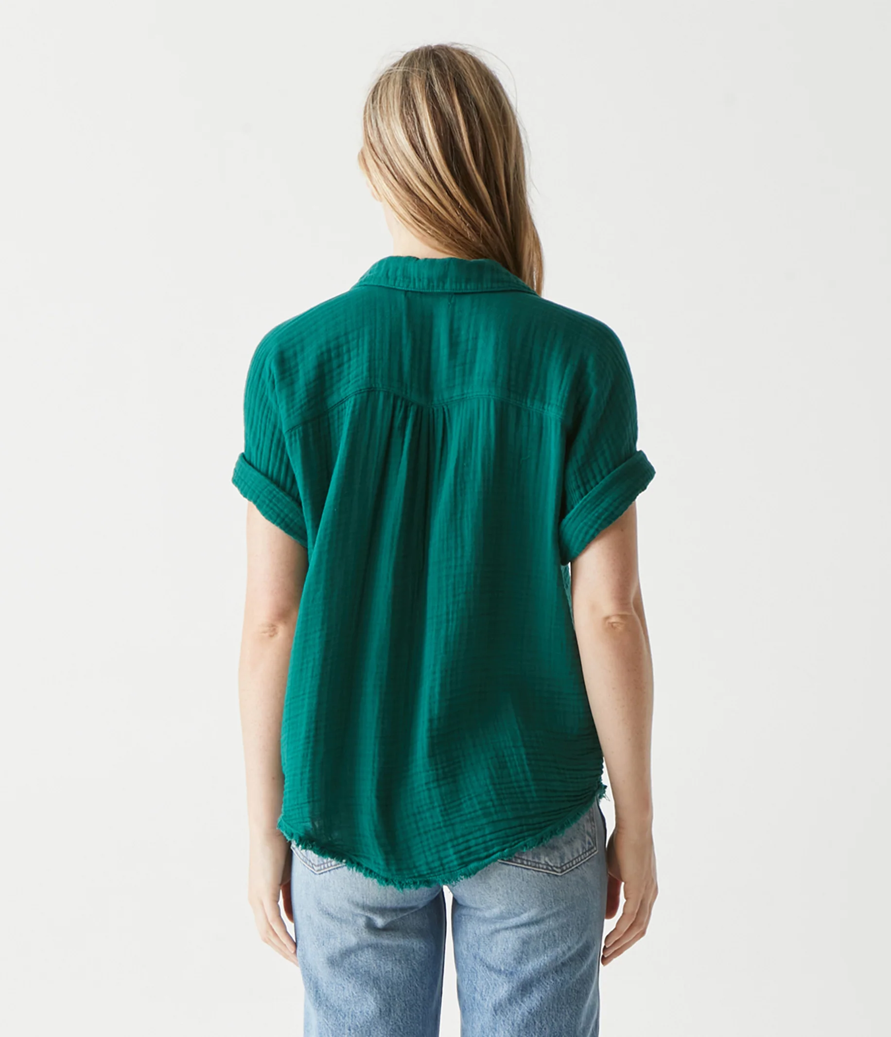 Bailey Gauze Button Down Shirt - Image 103