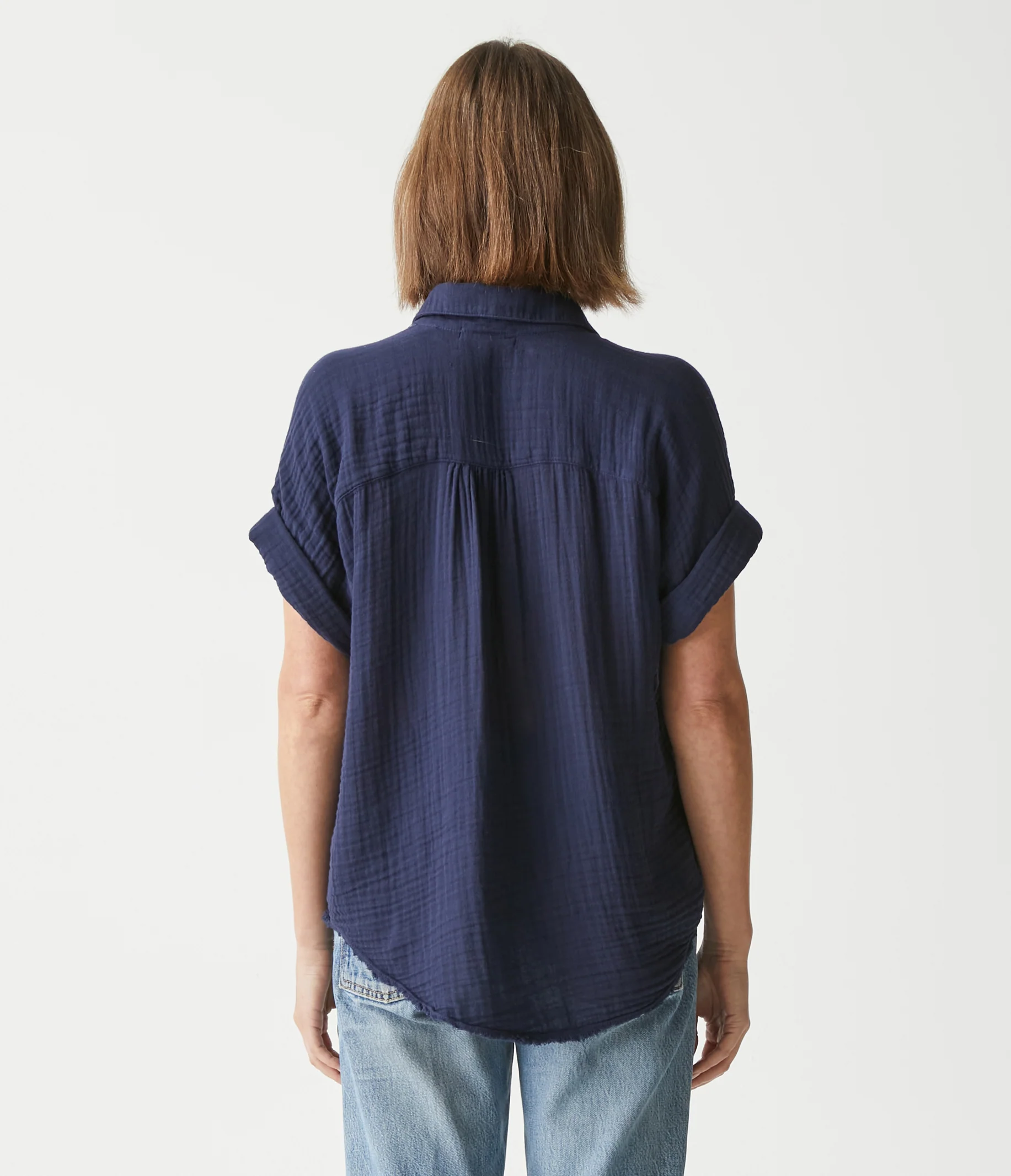 Bailey Gauze Button Down Shirt - Image 107