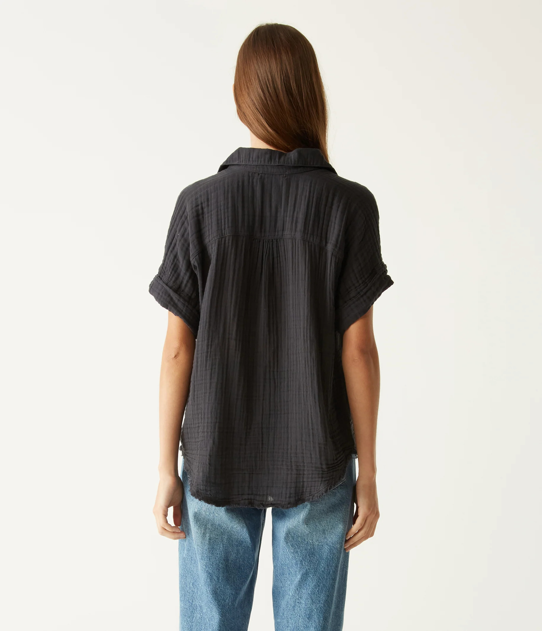Bailey Gauze Button Down Shirt - Image 119