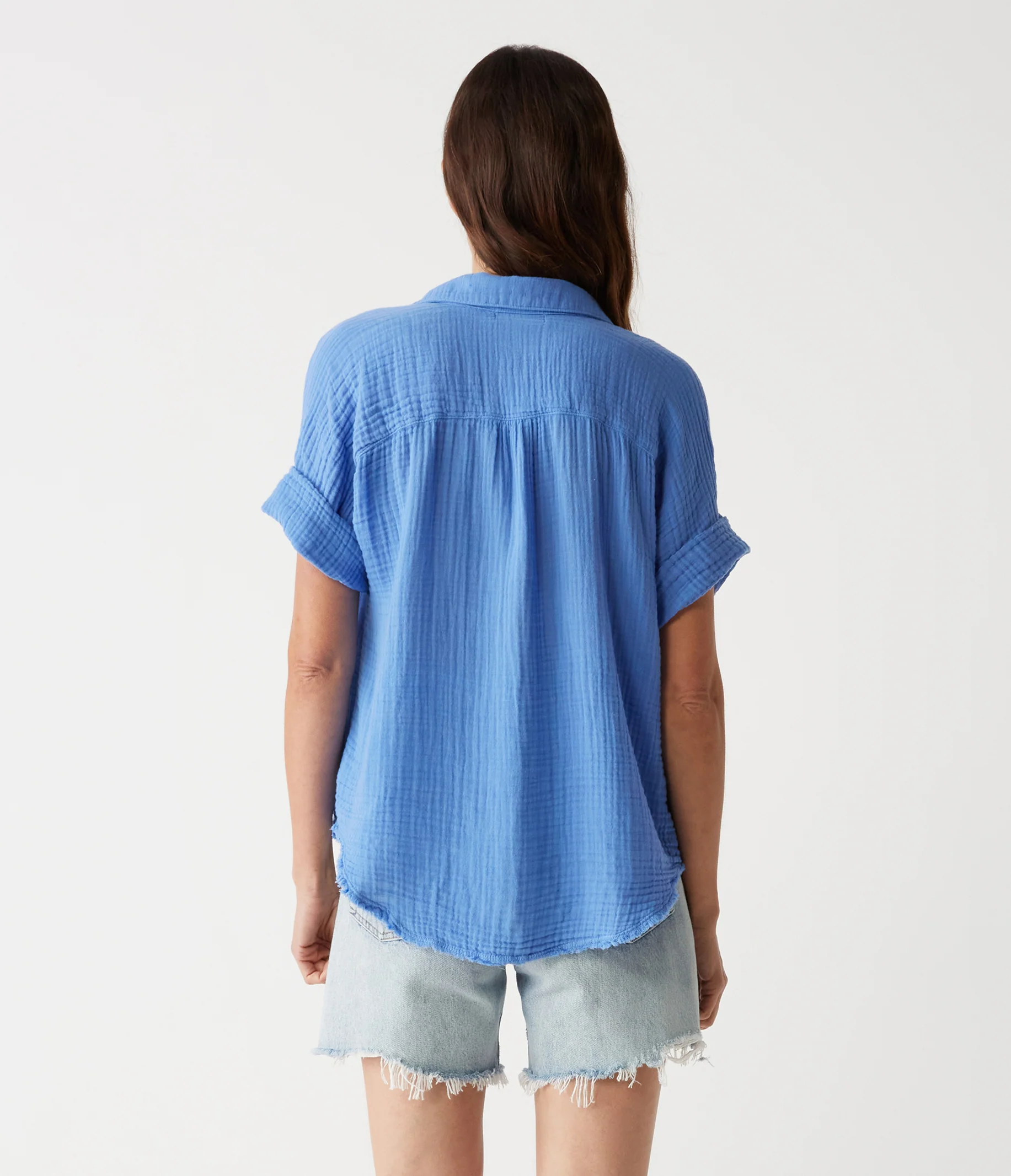 Bailey Gauze Button Down Shirt - Image 127