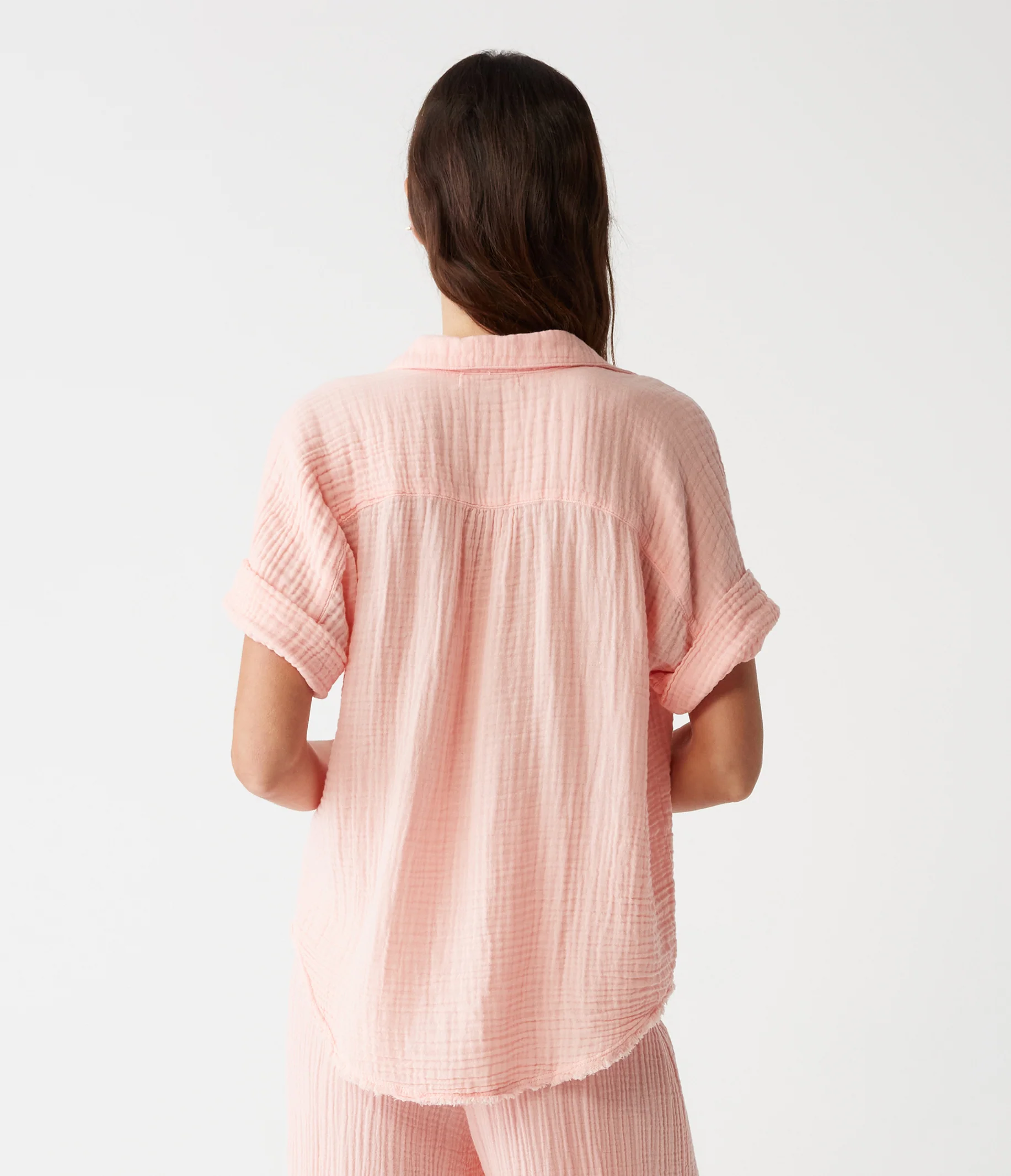 Bailey Gauze Button Down Shirt - Image 39