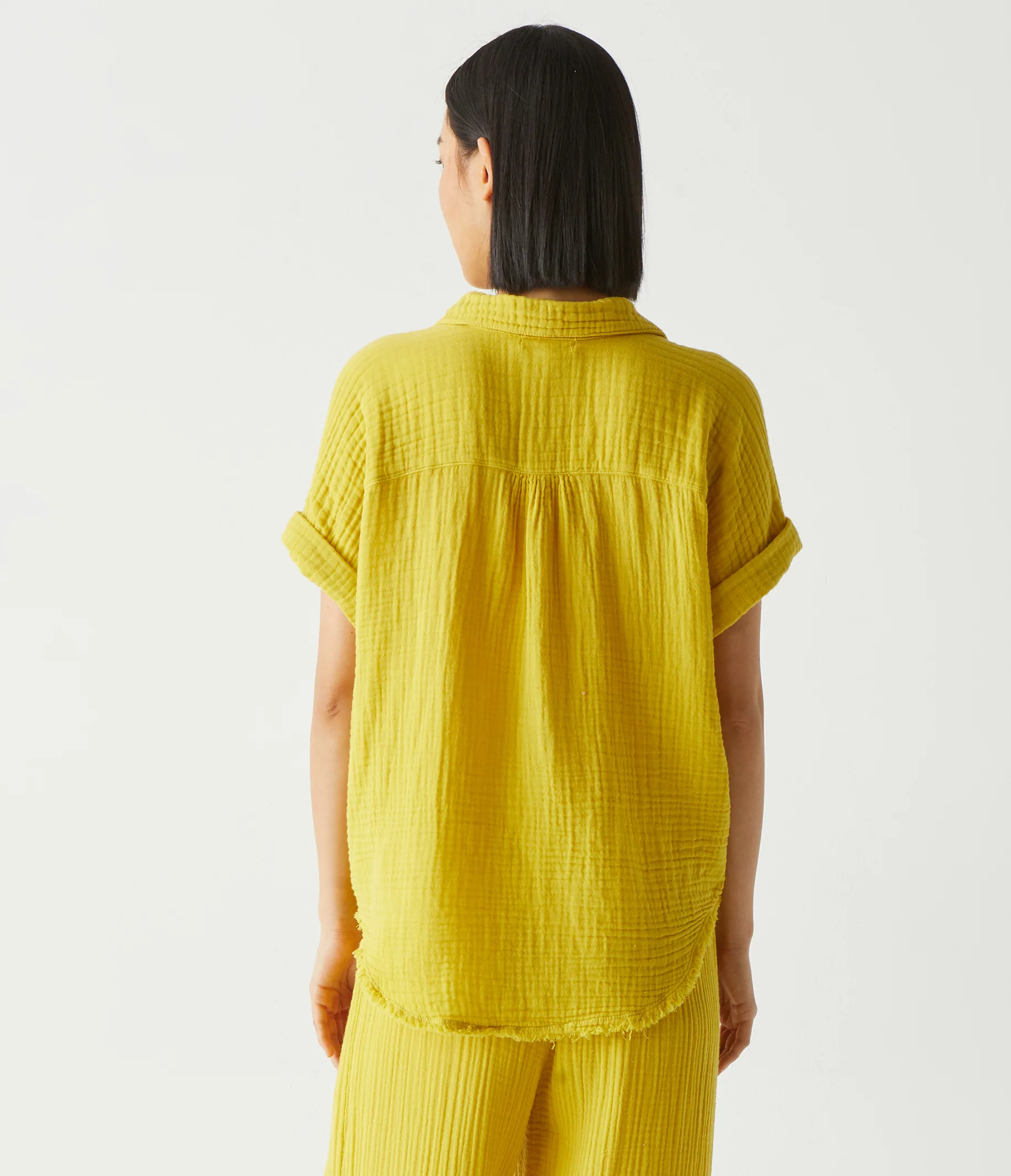 Bailey Gauze Button Down Shirt - Image 51