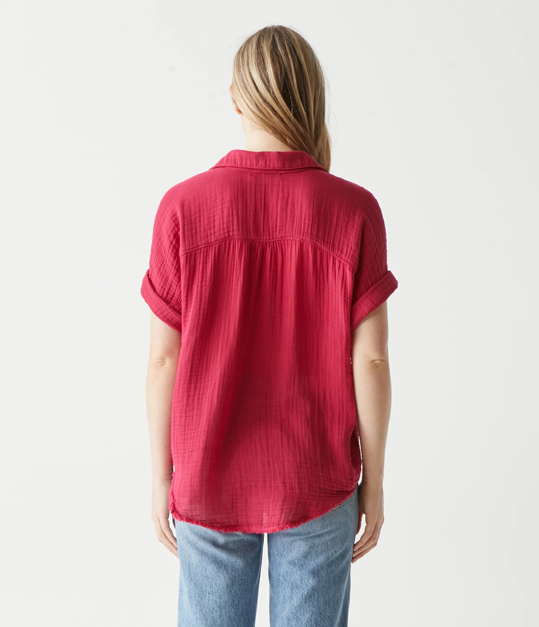 Bailey Gauze Button Down Shirt - Image 95