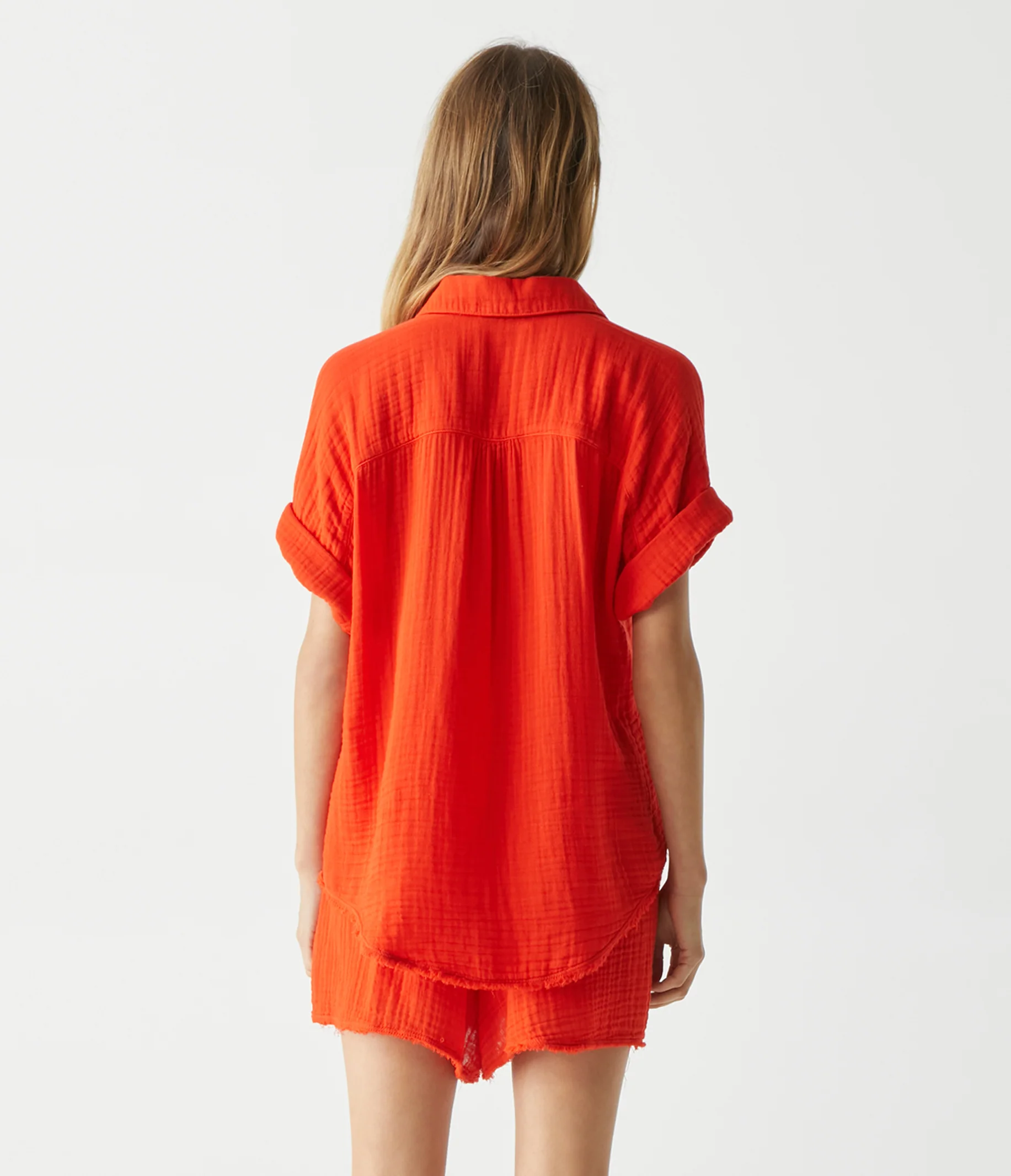 Bailey Gauze Button Down Shirt - Image 99