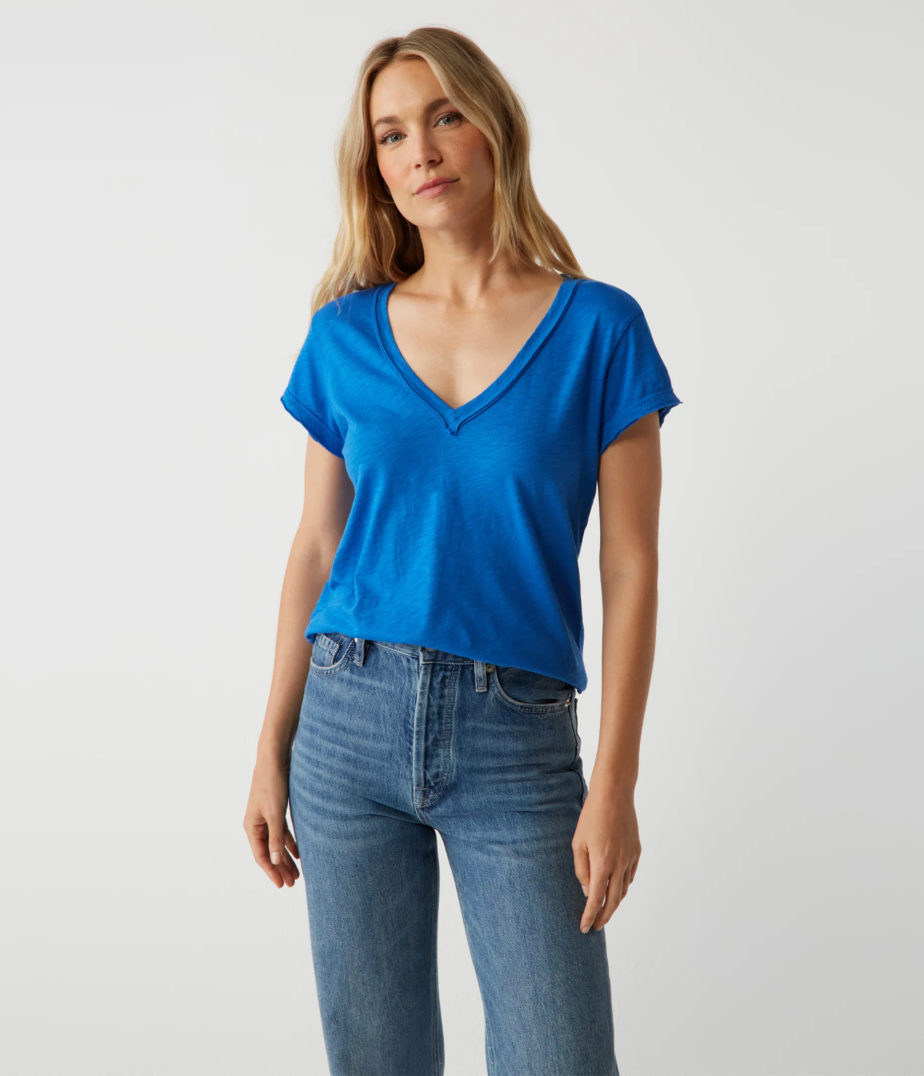 Baxter V-Neck Tee - Image 63