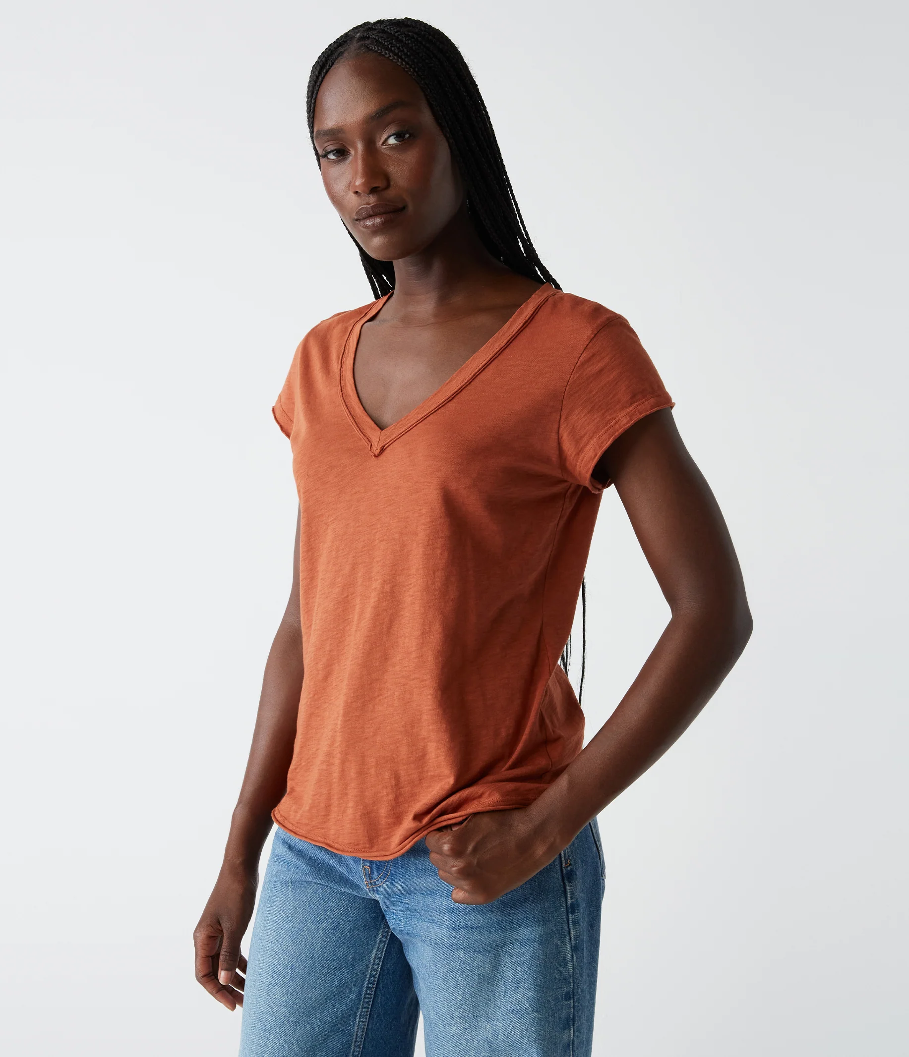 Baxter V-Neck Tee - Image 75
