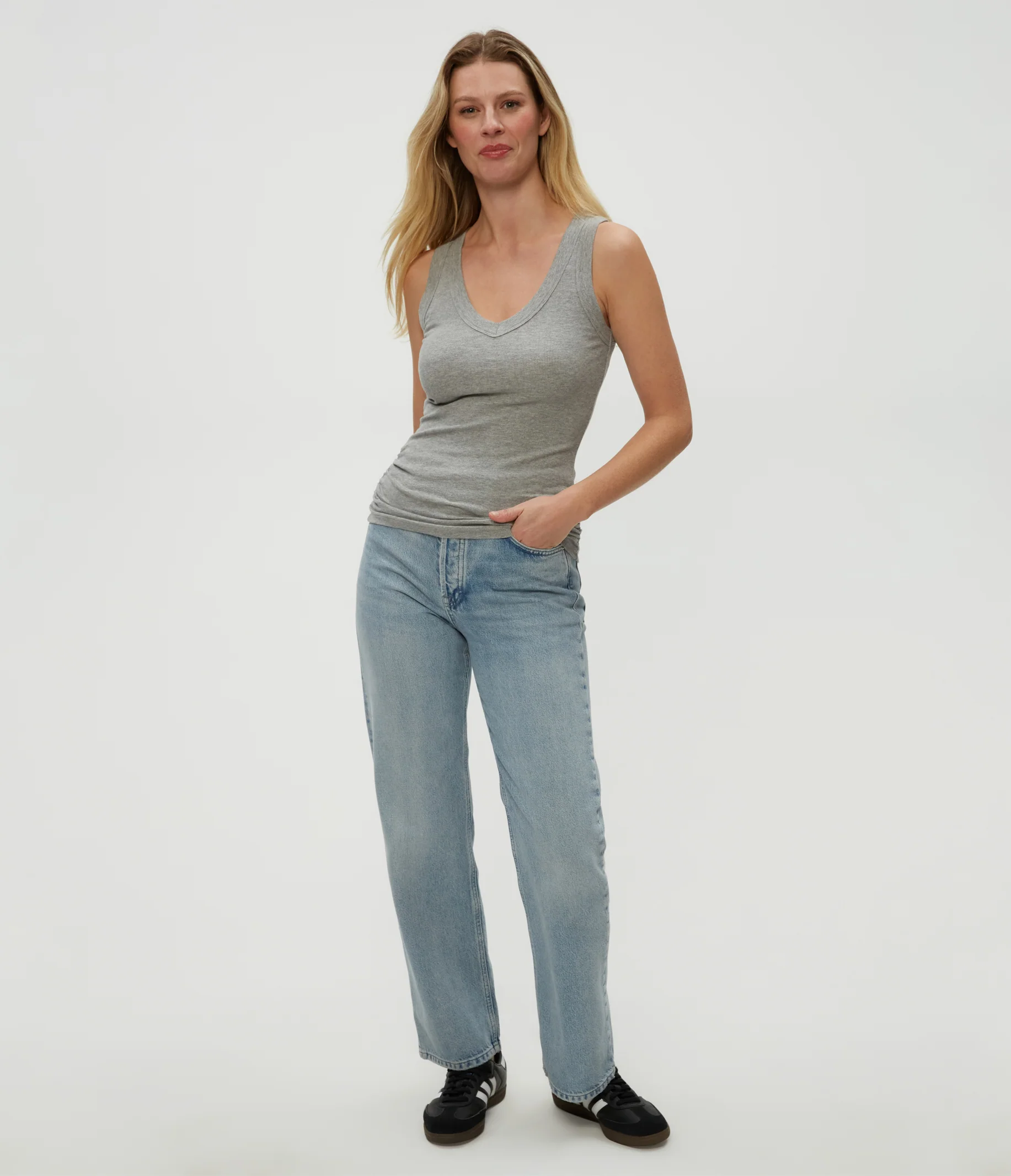 Blanche Ribbed Tank - Image 14