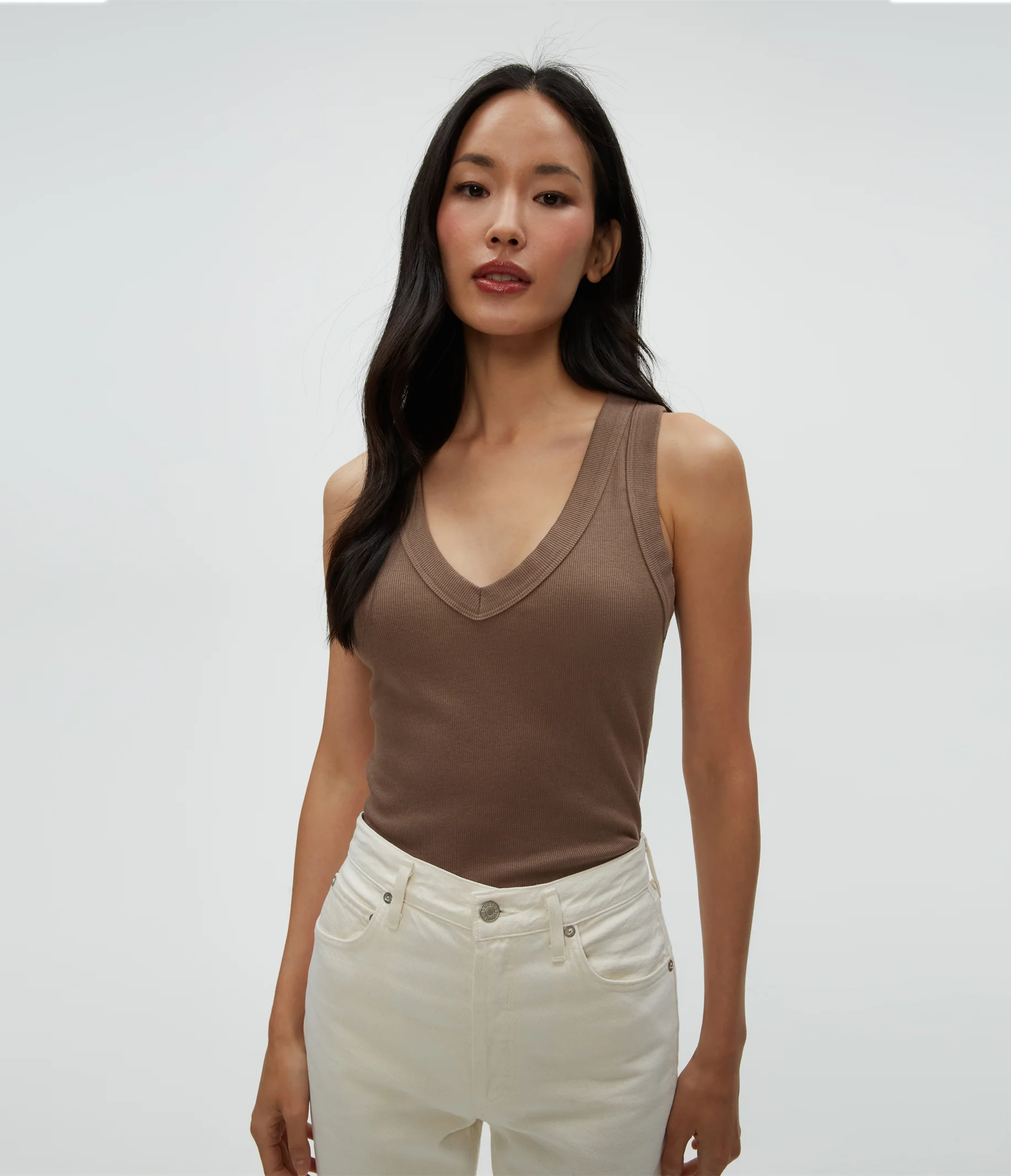 Blanche Ribbed Tank - Image 17