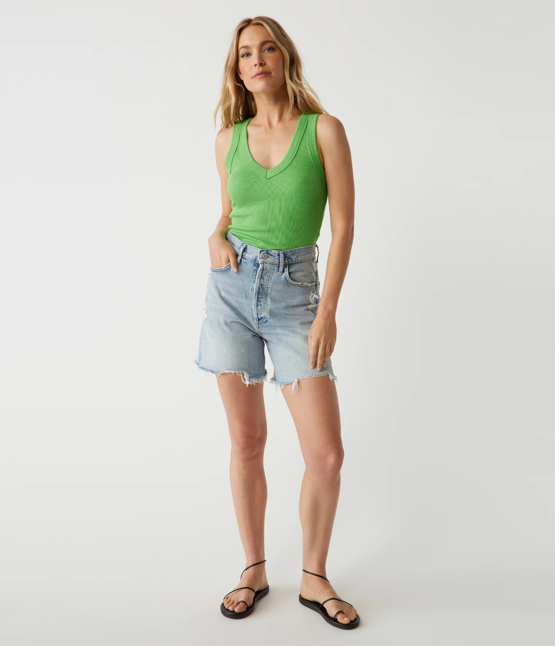 Blanche Ribbed Tank - Image 22