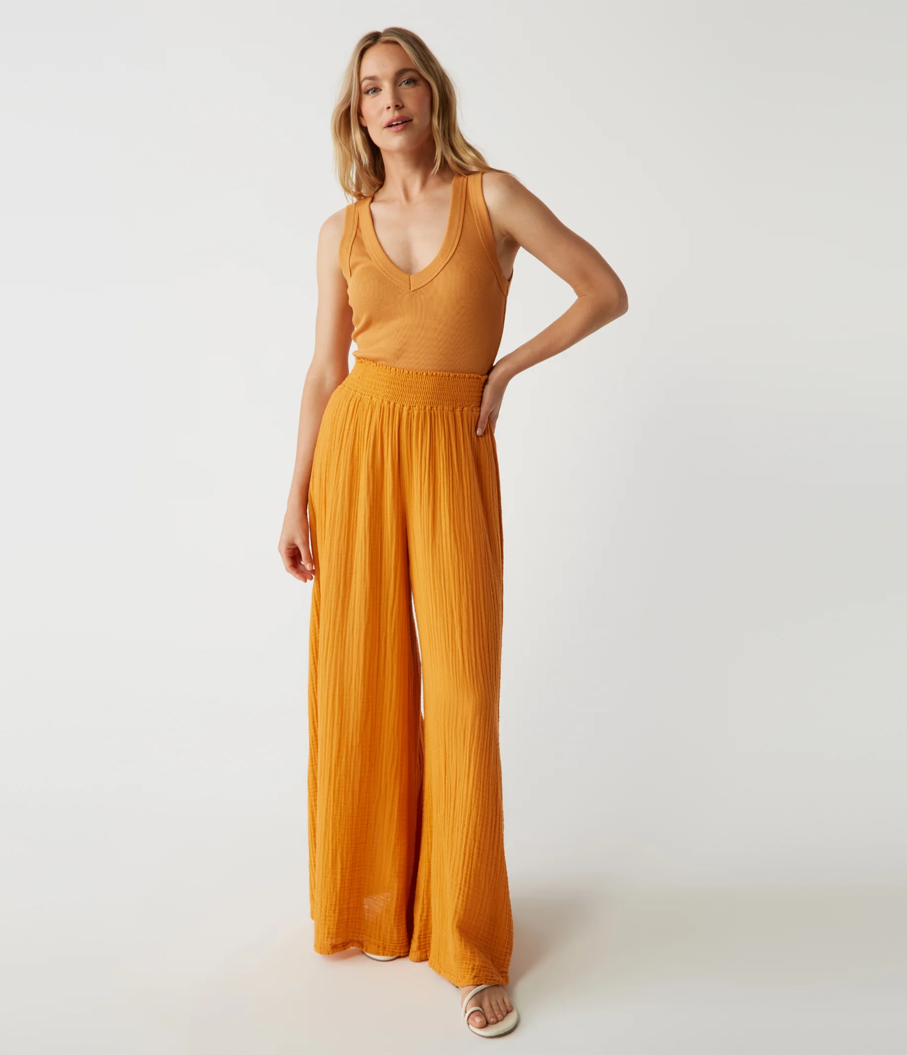 Blanche Ribbed Tank - Image 26