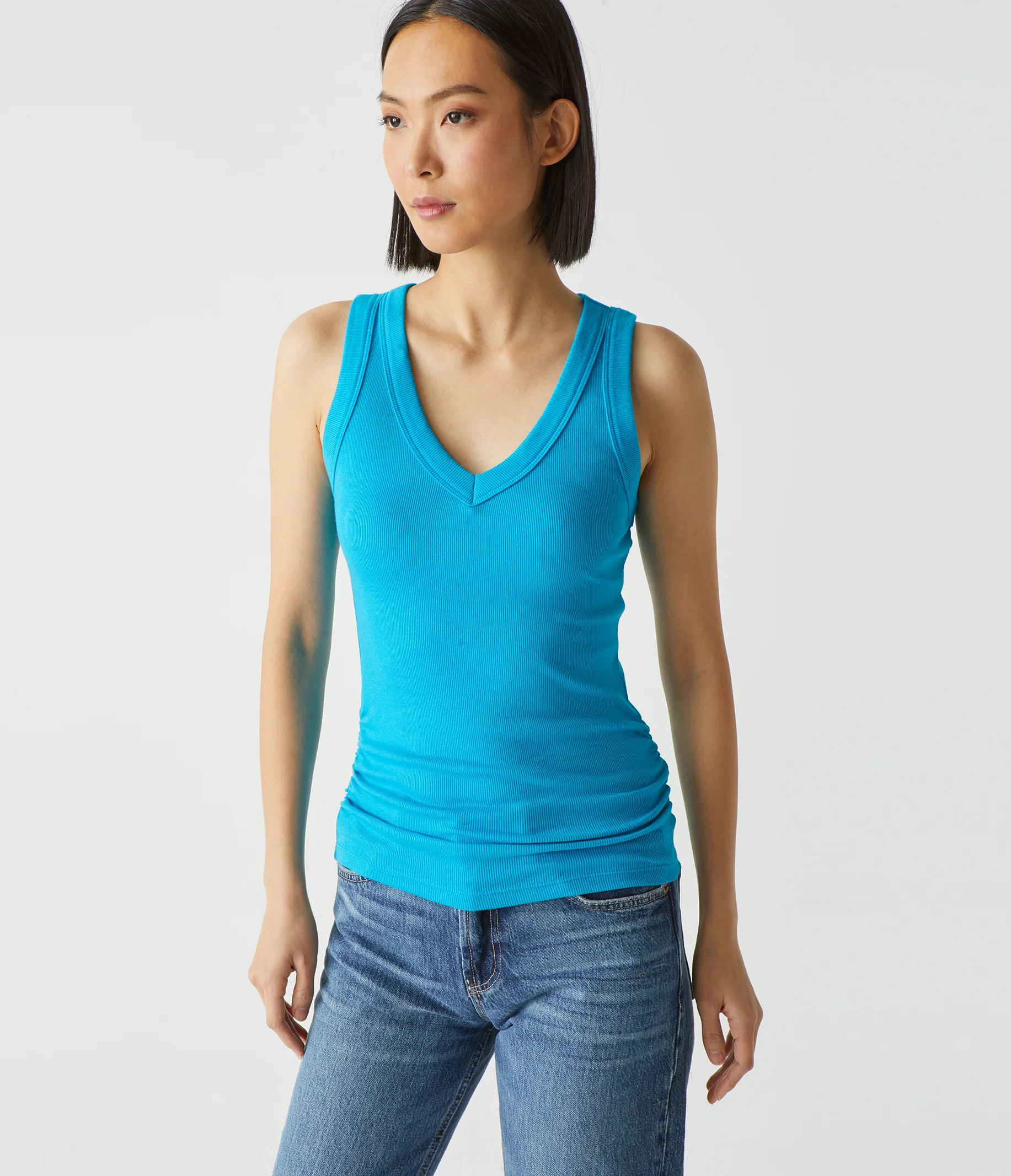 Blanche Ribbed Tank - Image 29