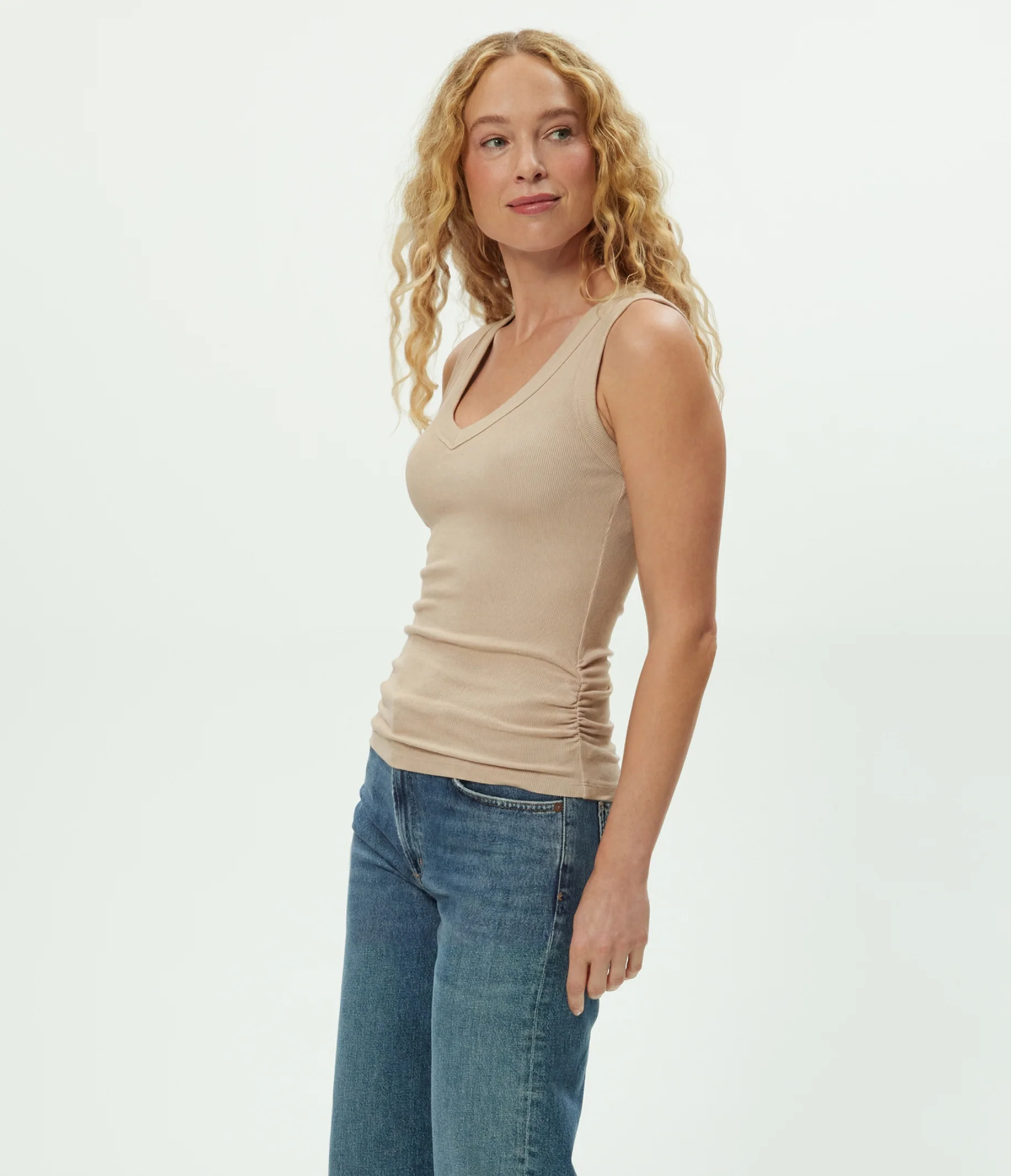 Blanche Ribbed Tank - Image 3