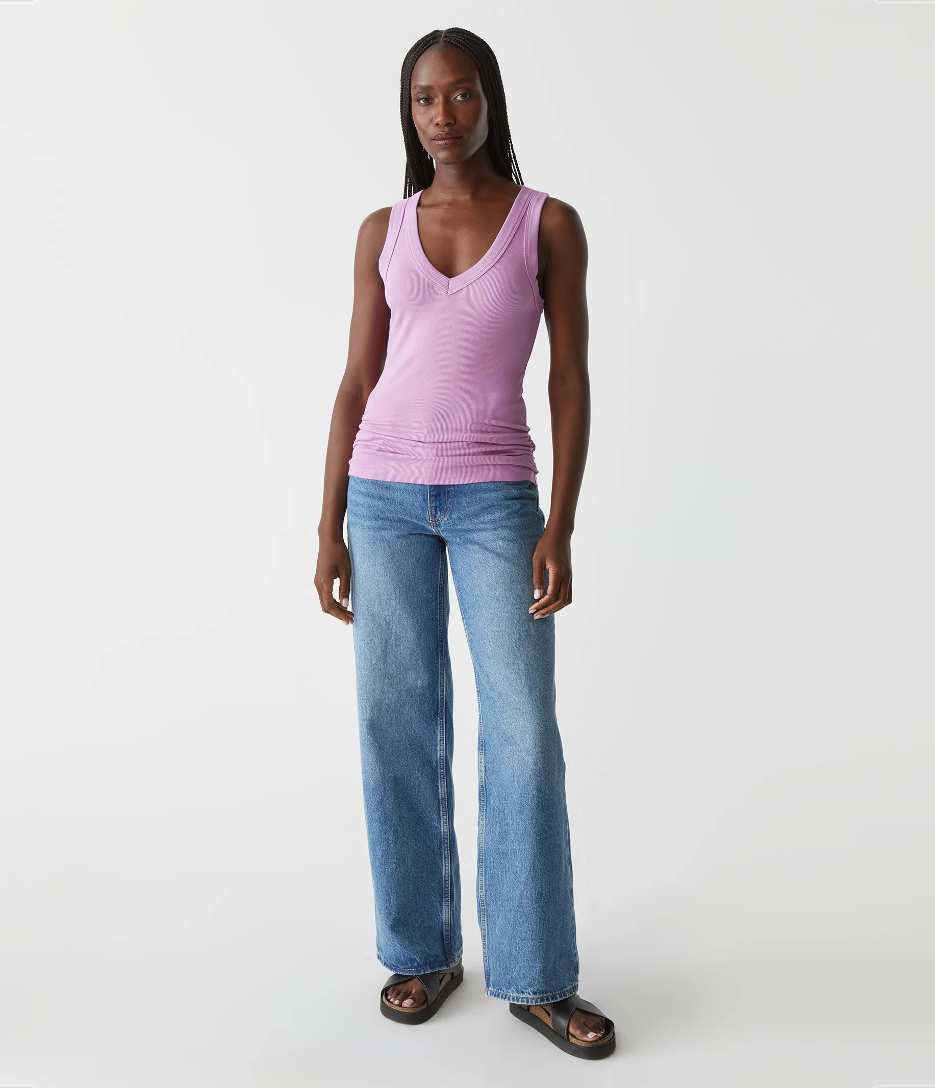 Blanche Ribbed Tank - Image 38