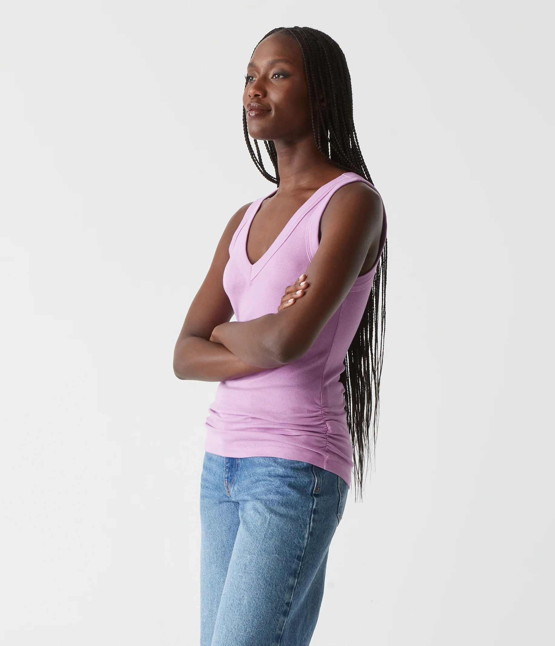 Blanche Ribbed Tank - Image 39