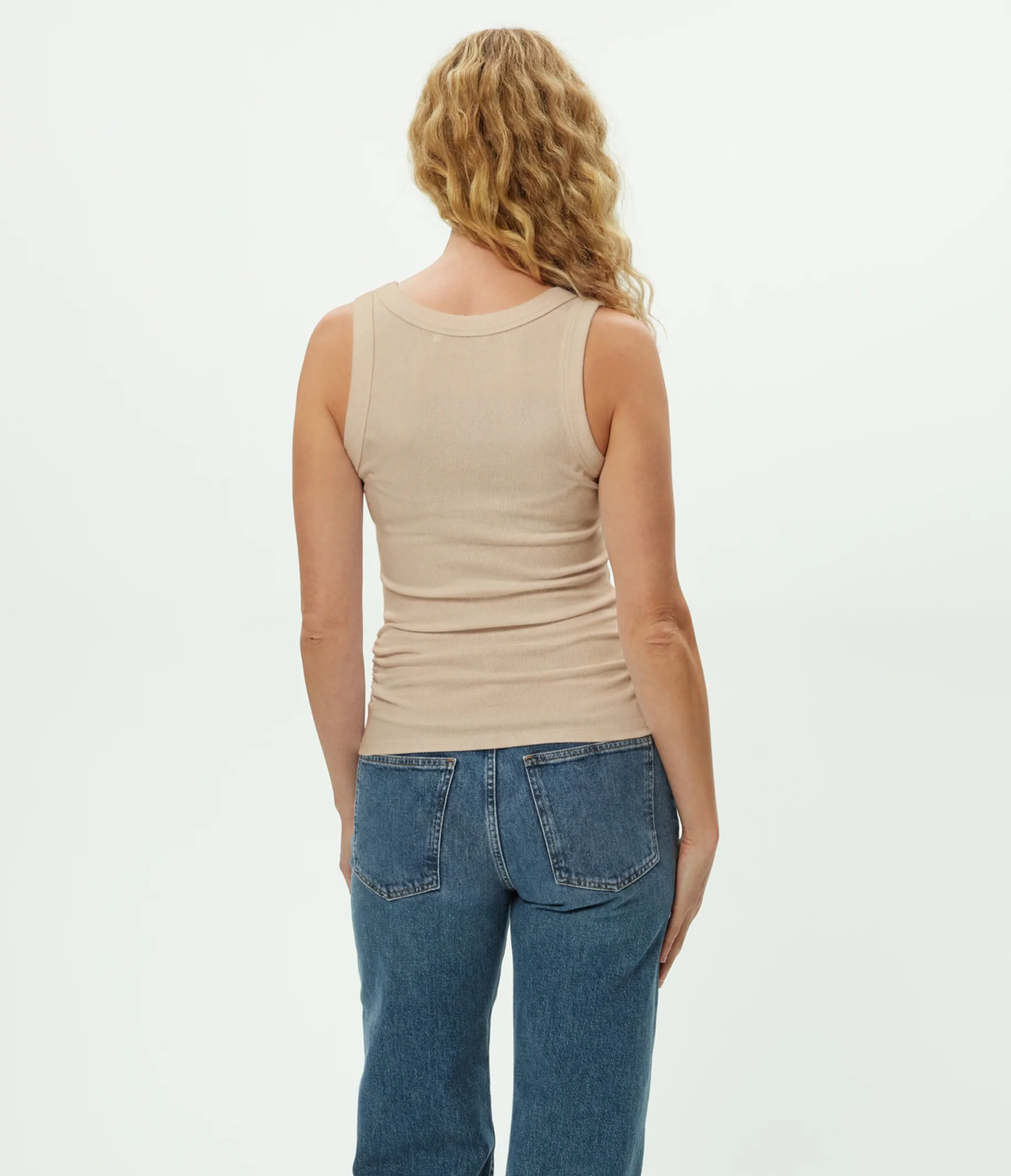 Blanche Ribbed Tank - Image 4