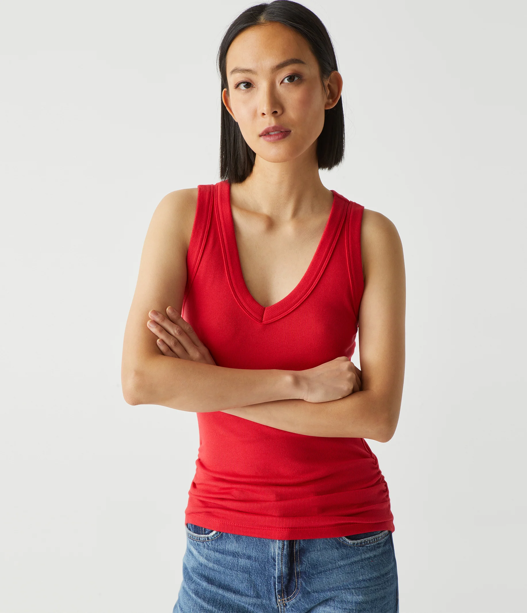 Blanche Ribbed Tank - Image 41