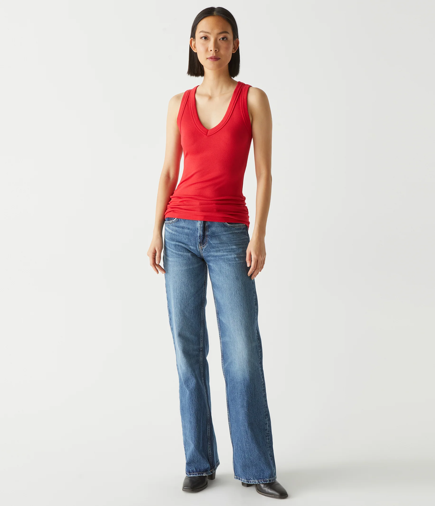 Blanche Ribbed Tank - Image 42