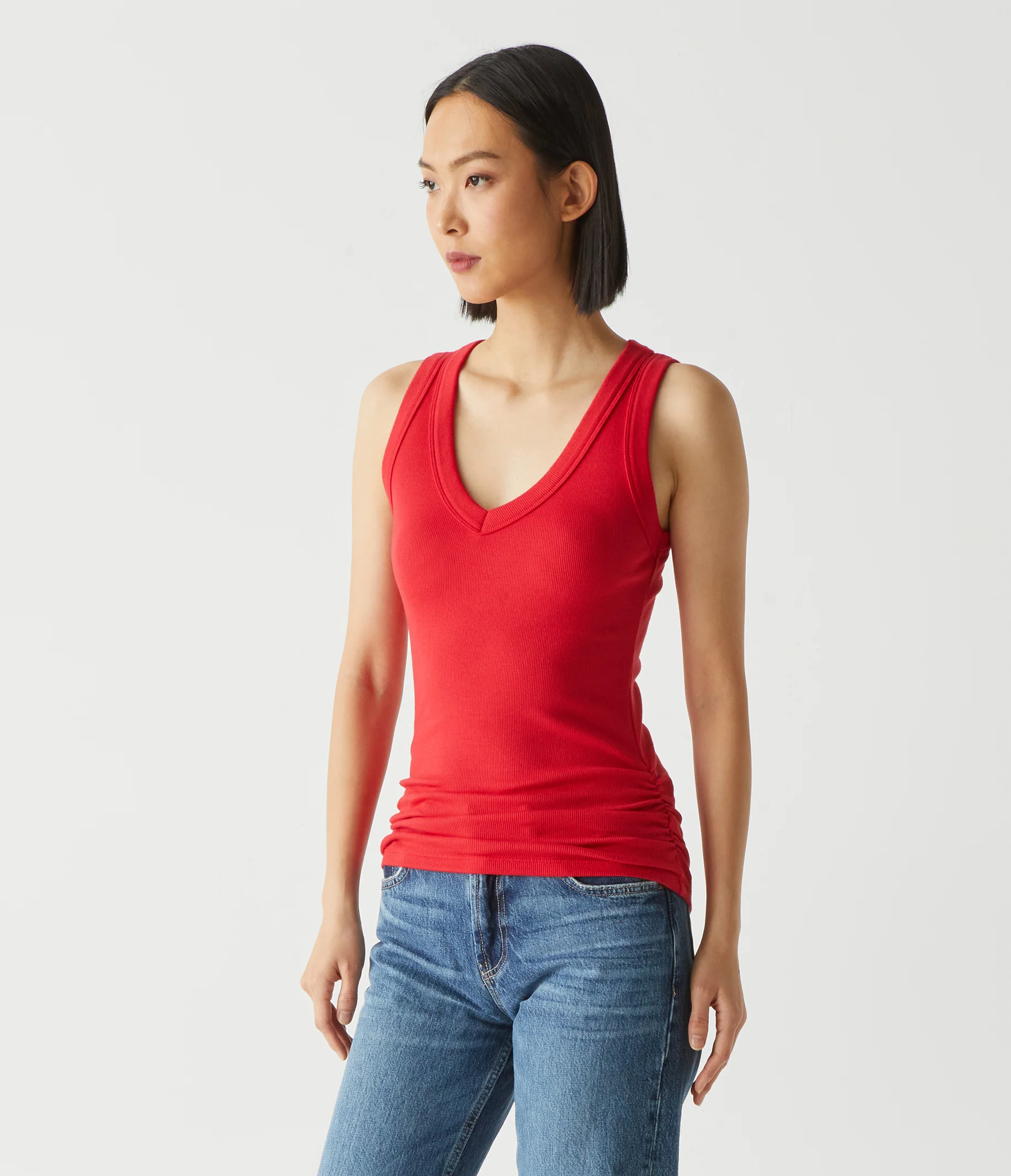 Blanche Ribbed Tank - Image 43