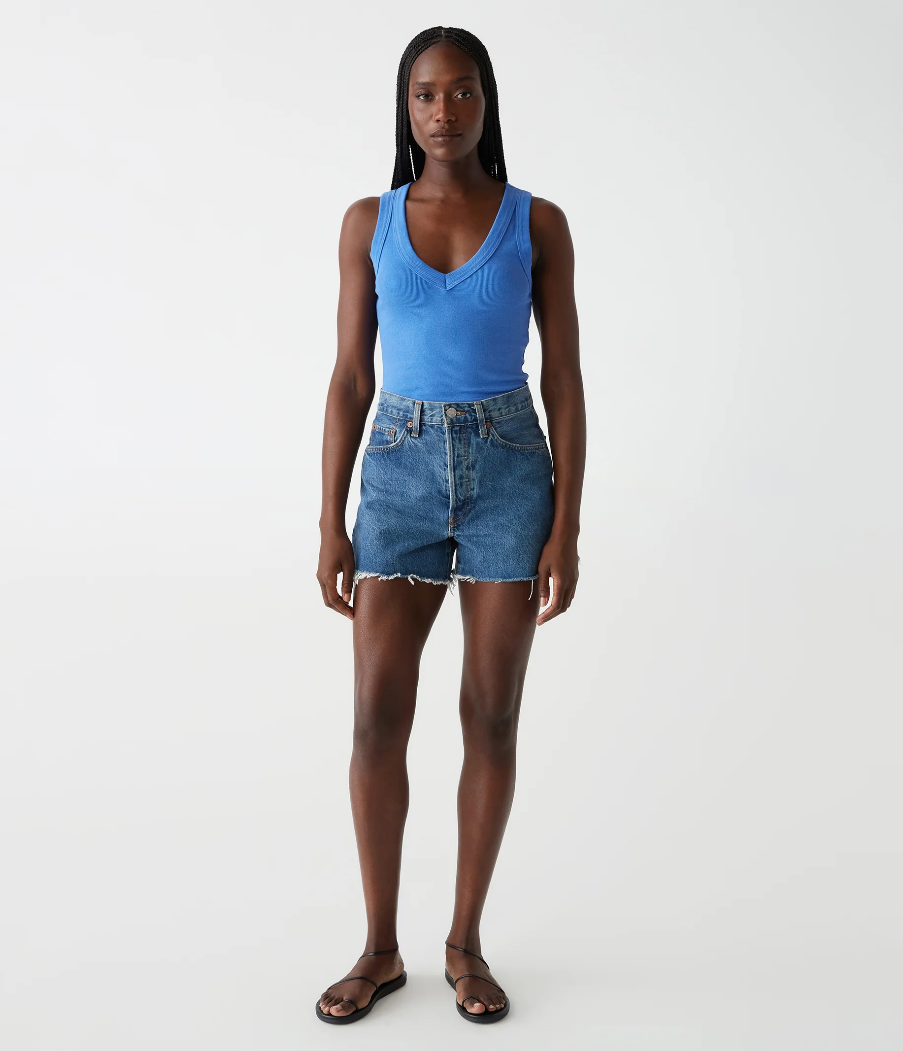 Blanche Ribbed Tank - Image 50