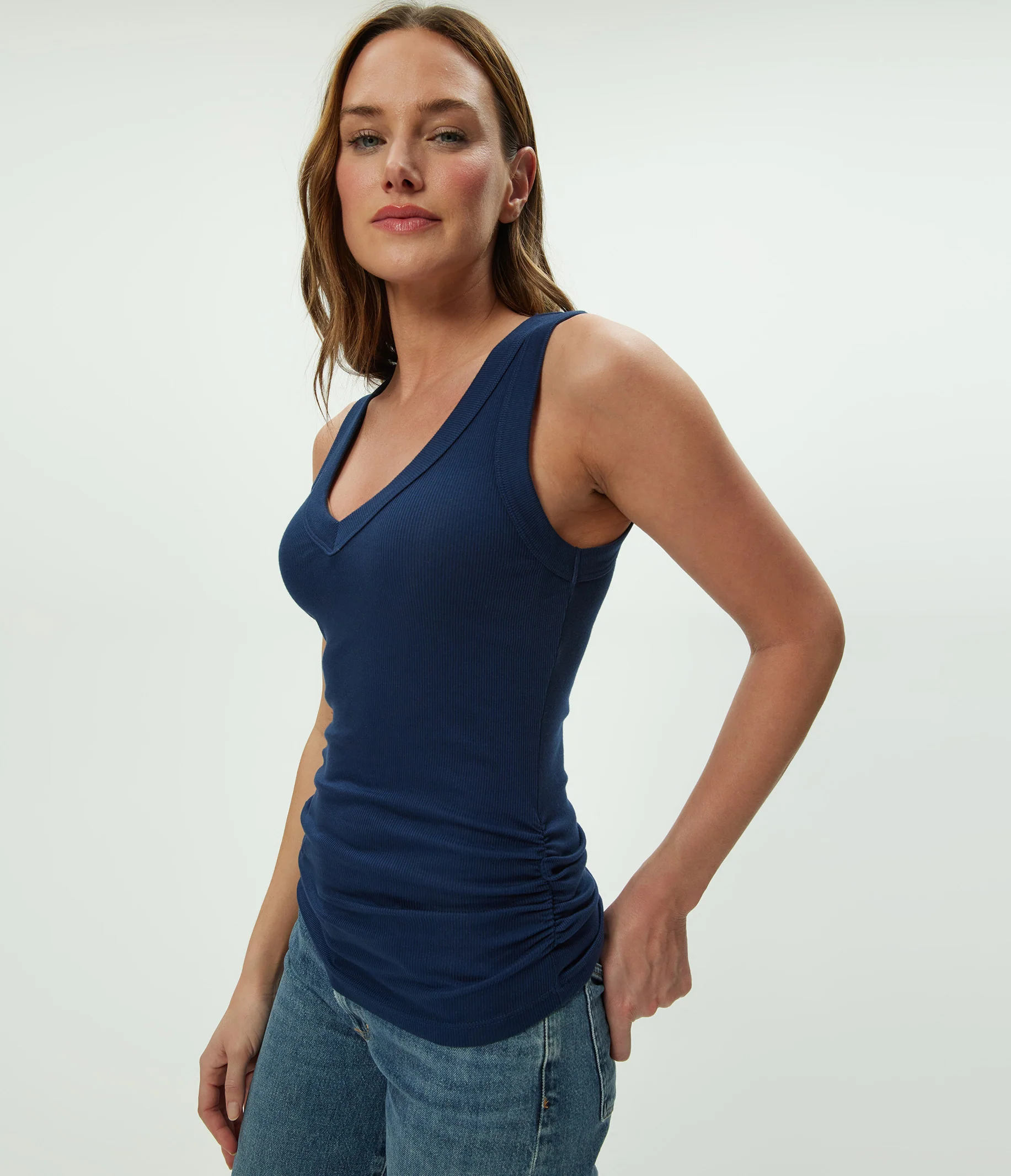 Blanche Ribbed Tank - Image 69