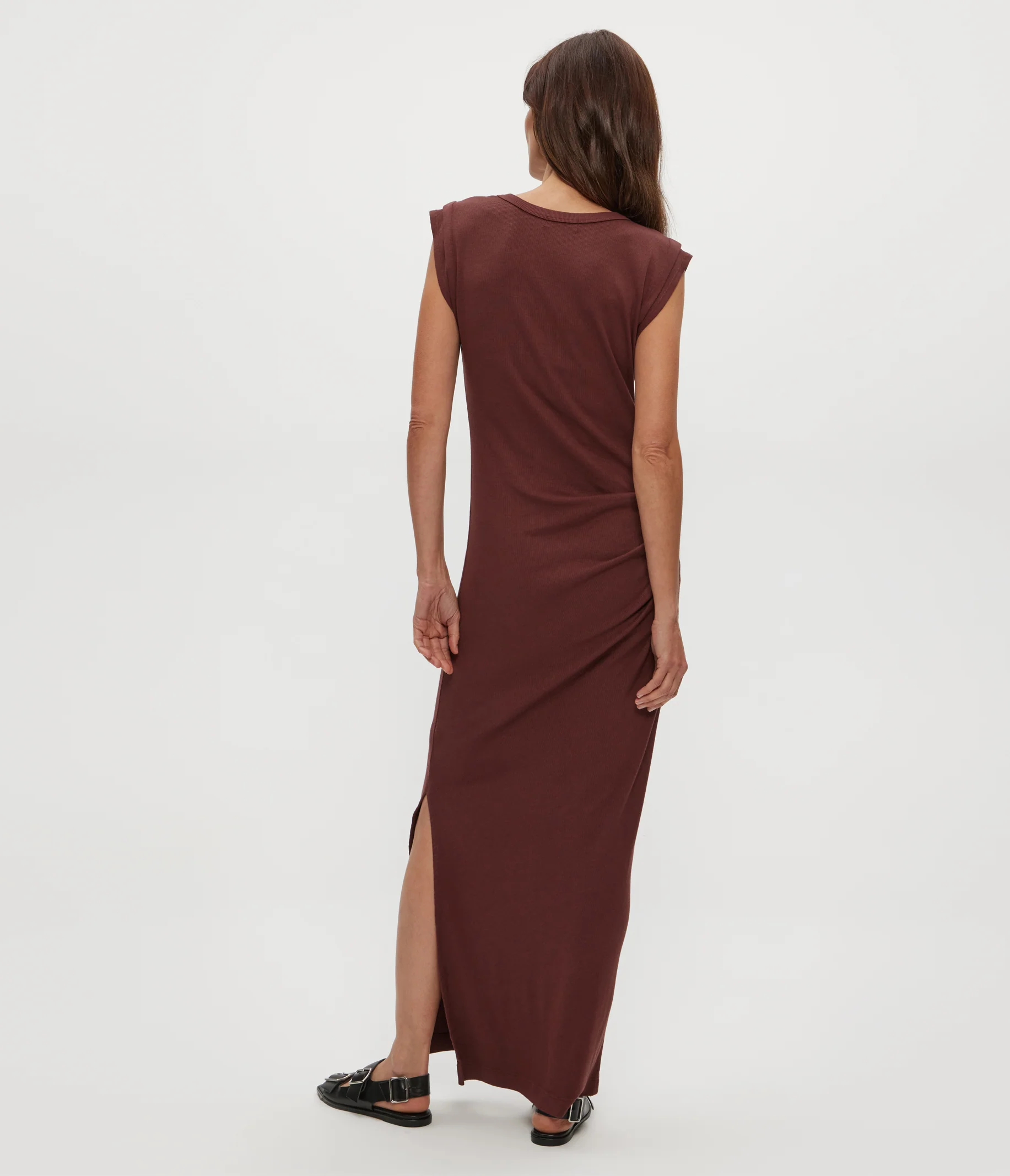 Calliope Power Shoulder Maxi Dress - Image 12