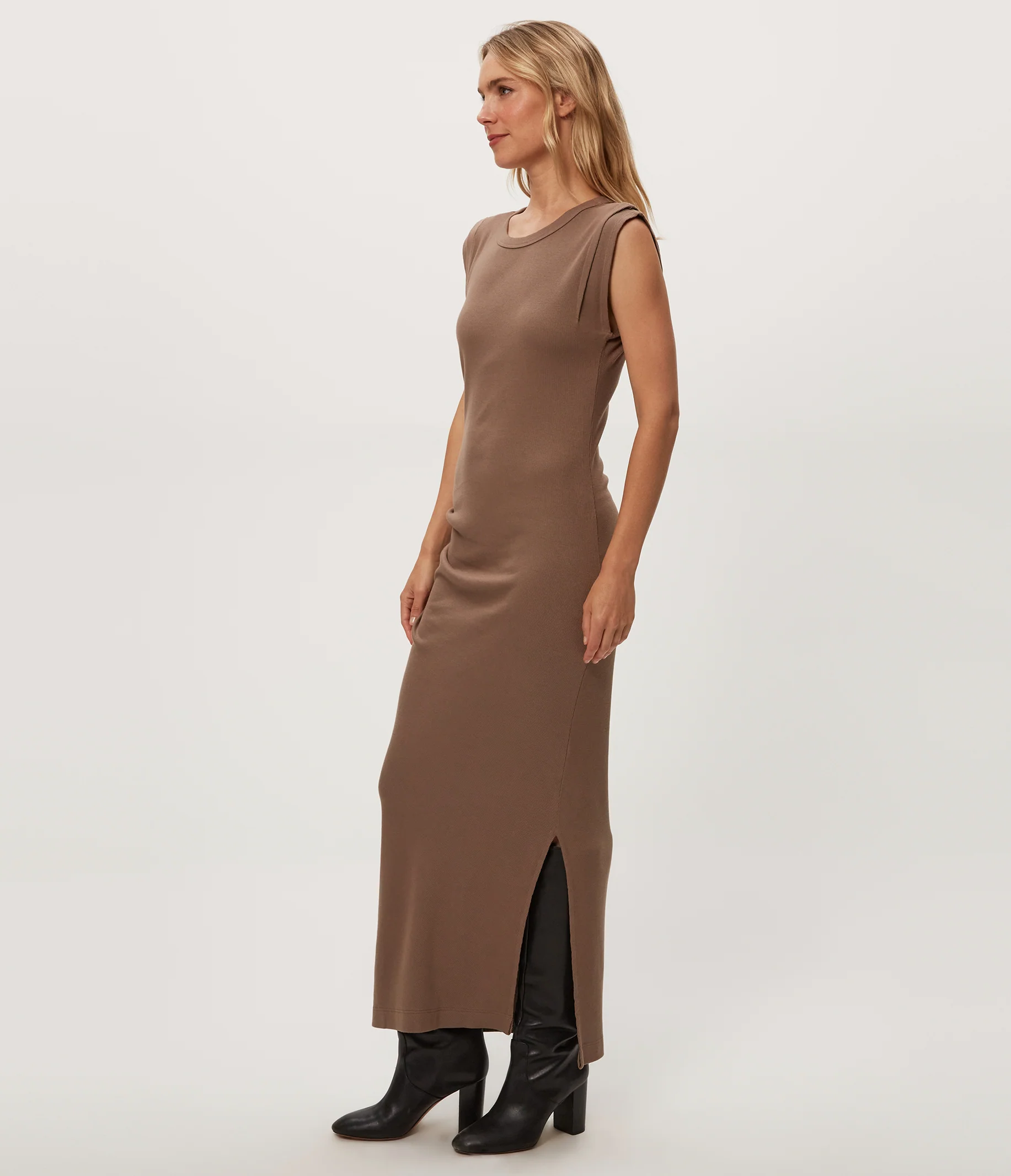 Calliope Power Shoulder Maxi Dress - Image 15