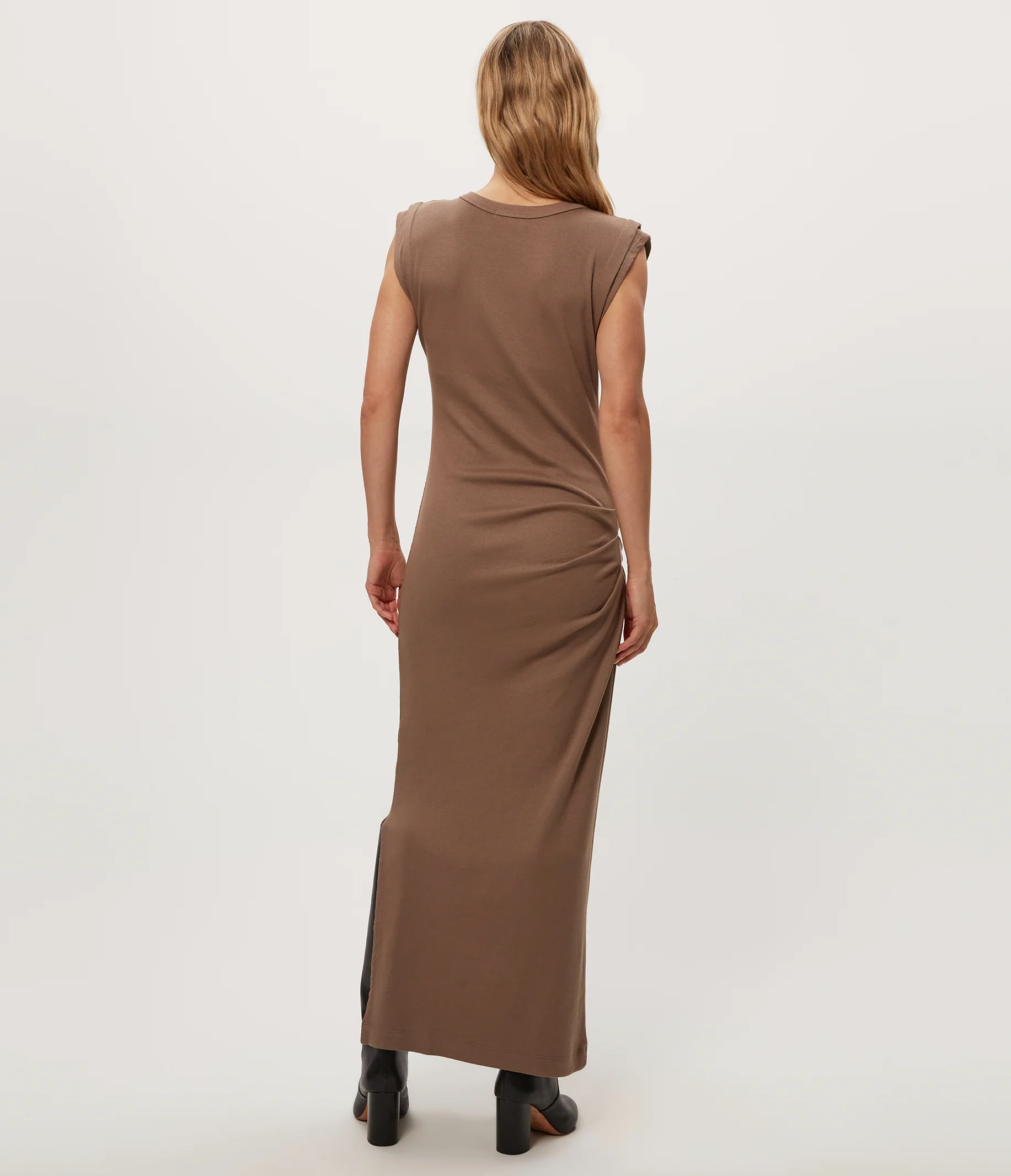 Calliope Power Shoulder Maxi Dress - Image 16