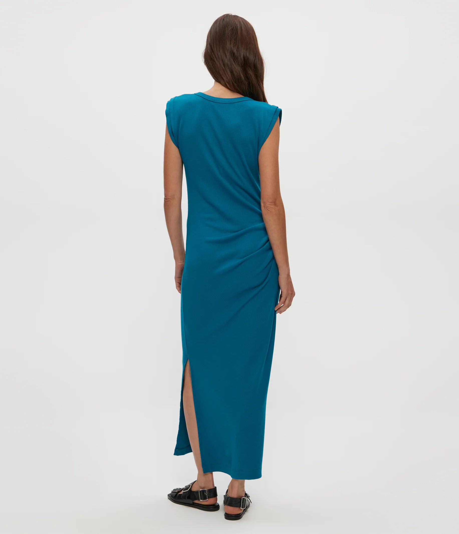 Calliope Power Shoulder Maxi Dress - Image 20