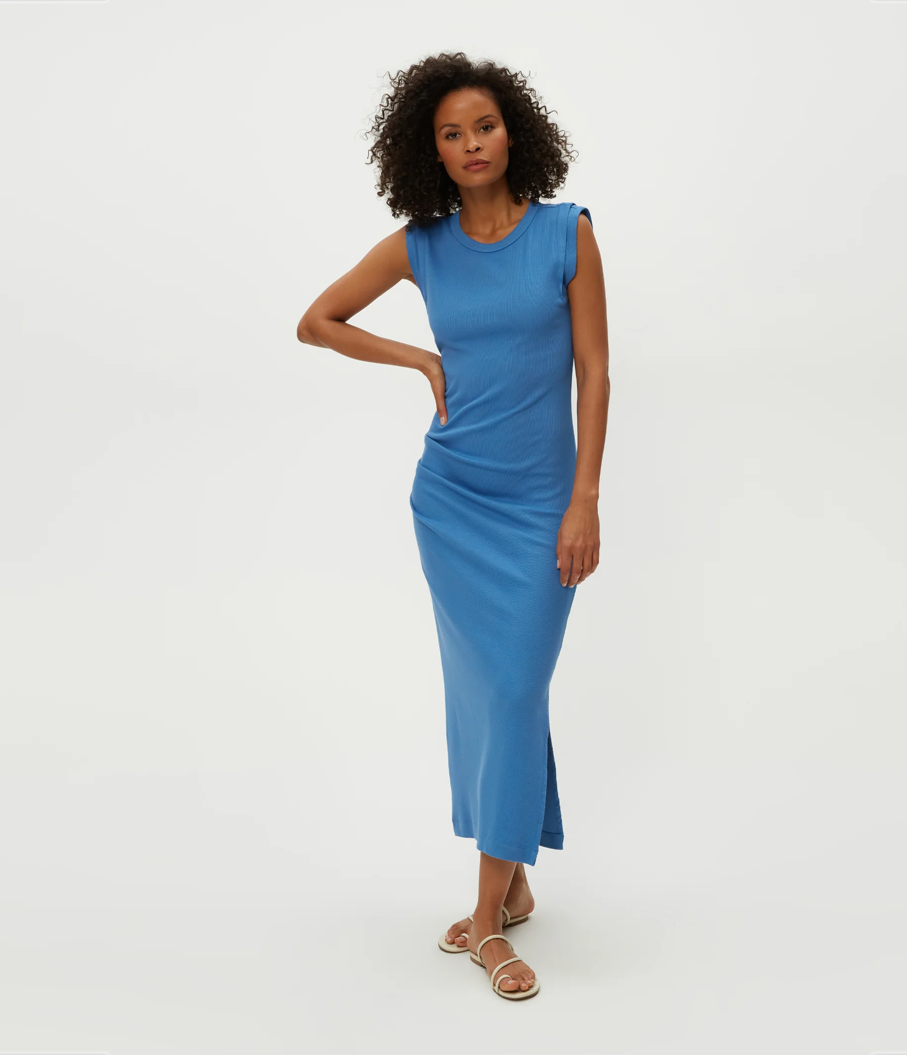 Calliope Power Shoulder Maxi Dress - Image 22