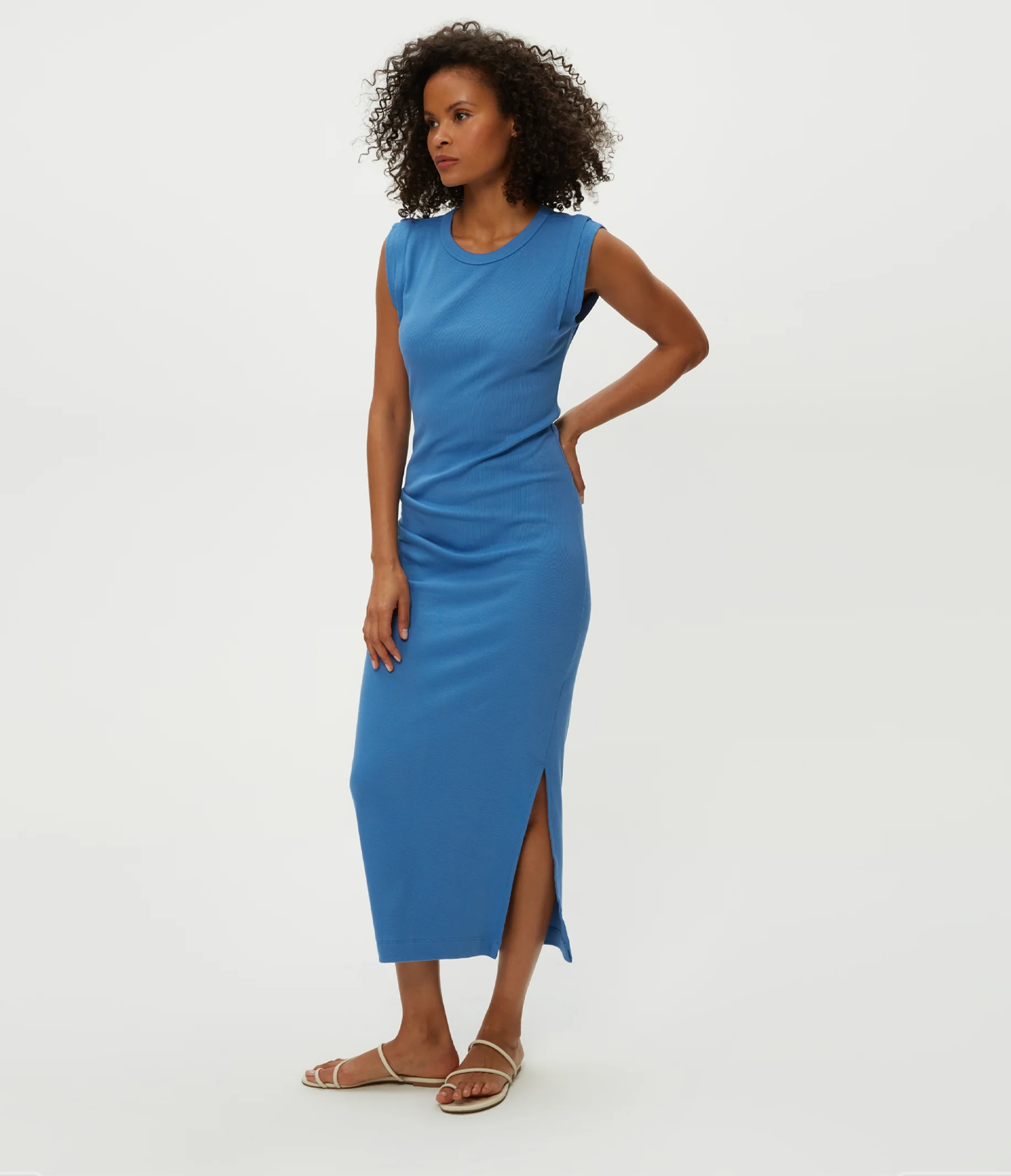 Calliope Power Shoulder Maxi Dress - Image 23