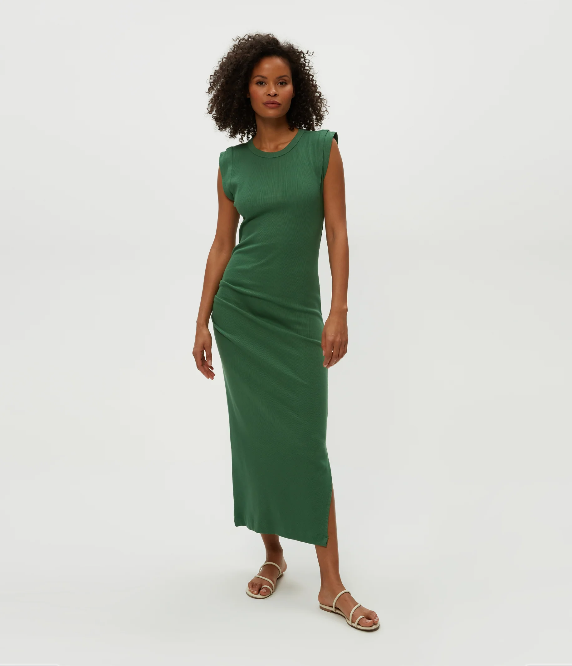 Calliope Power Shoulder Maxi Dress - Image 28