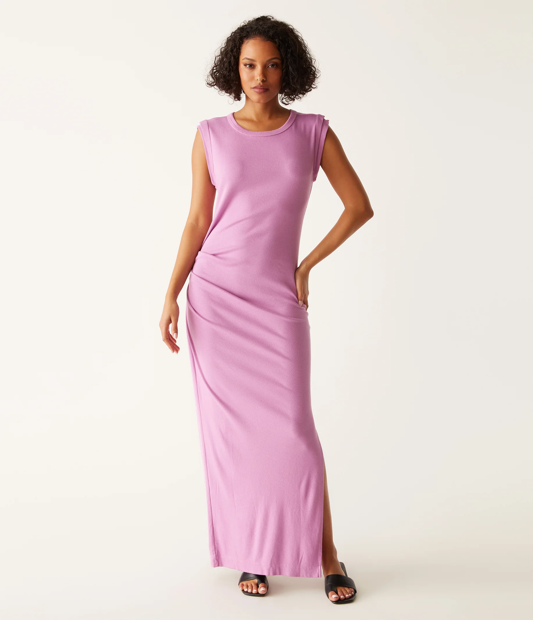 Calliope Power Shoulder Maxi Dress - Image 35
