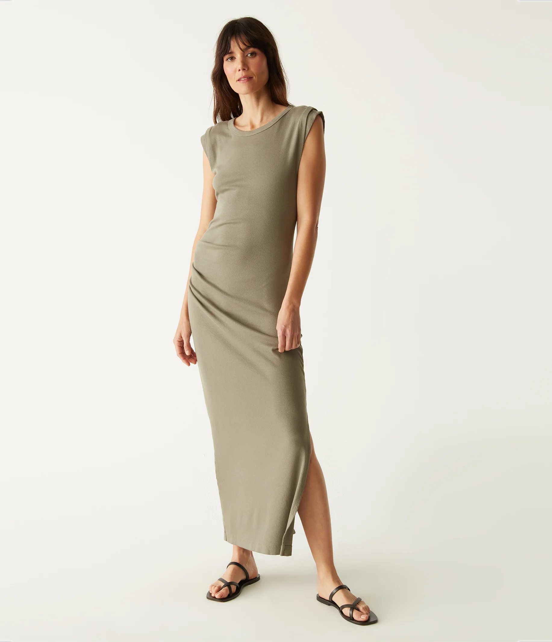 Calliope Power Shoulder Maxi Dress - Image 44