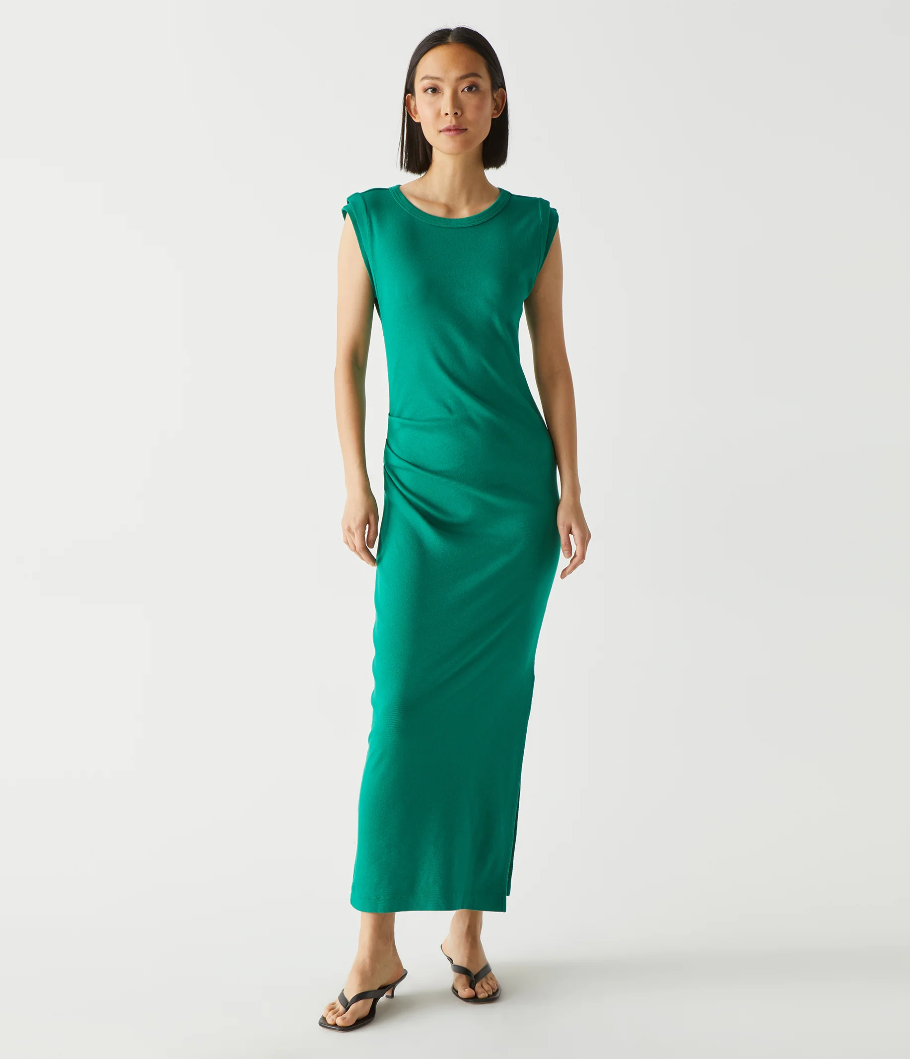 Calliope Power Shoulder Maxi Dress - Image 47