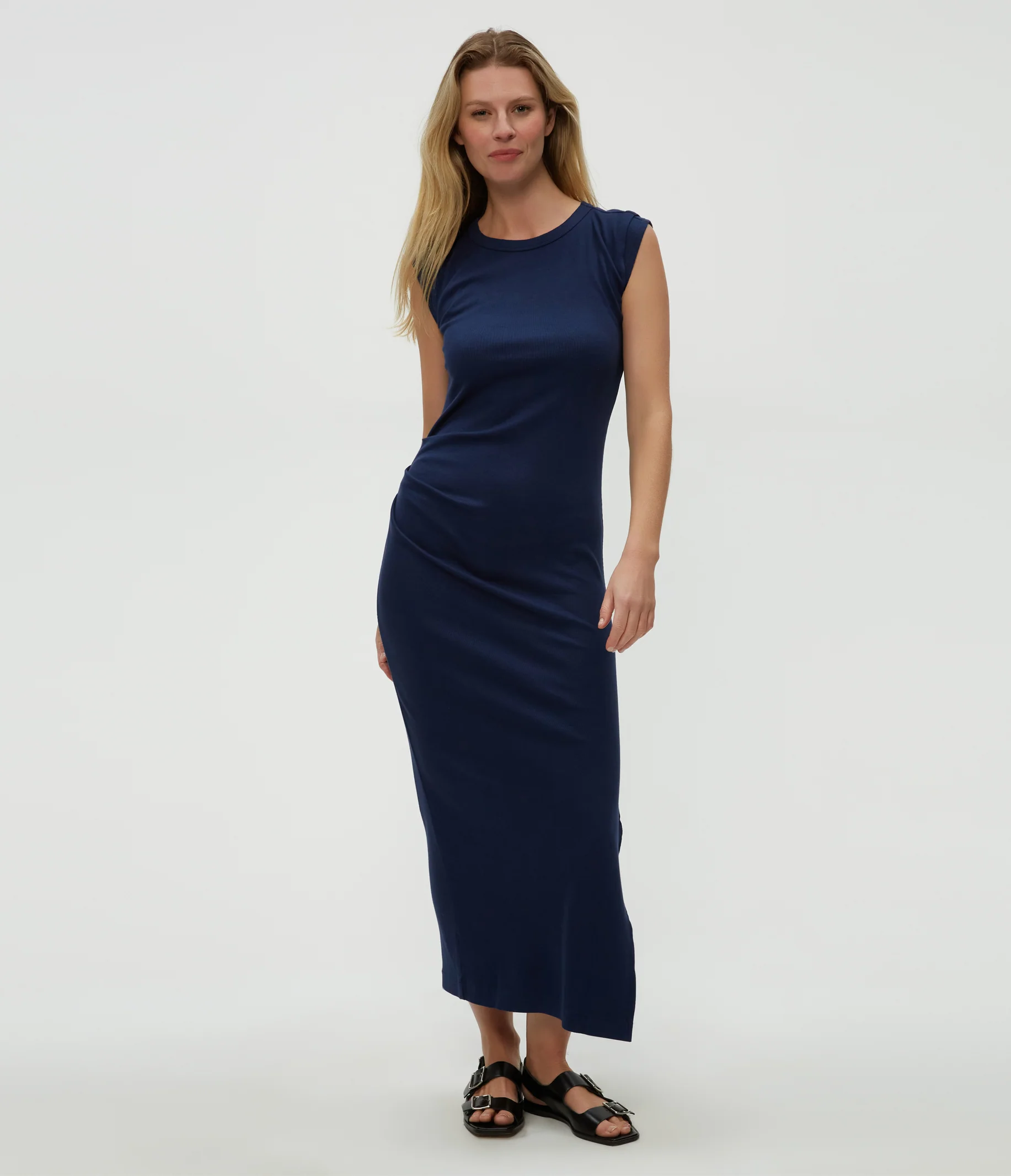 Calliope Power Shoulder Maxi Dress - Image 5