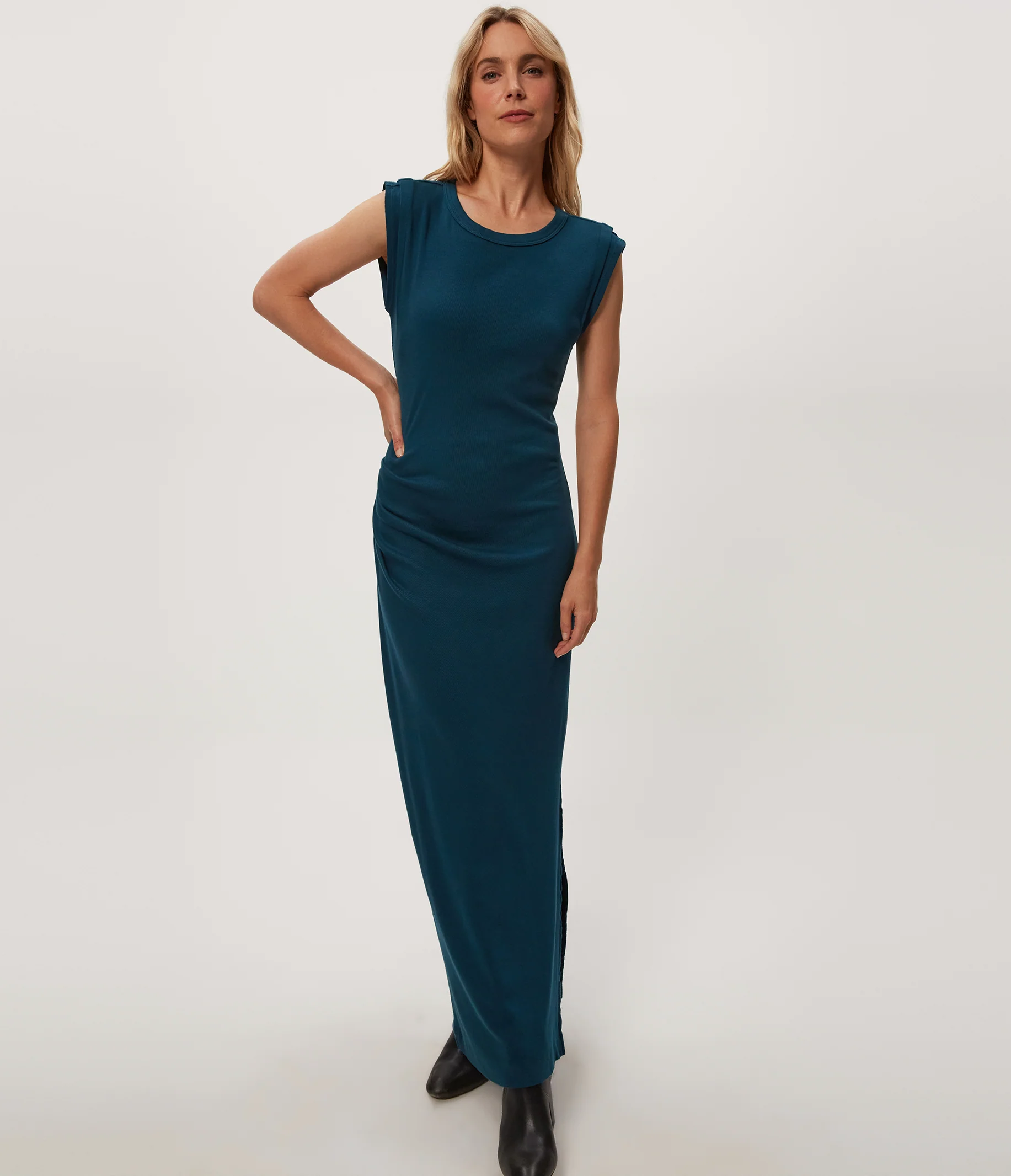 Calliope Power Shoulder Maxi Dress - Image 54