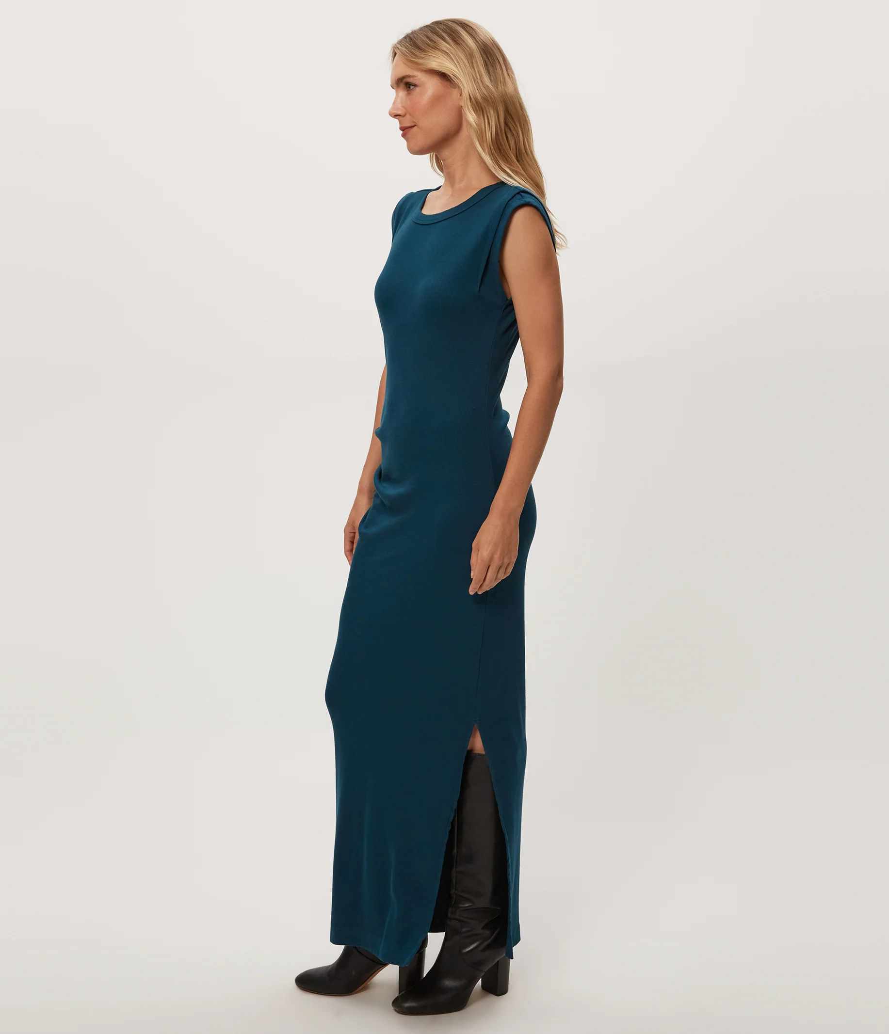 Calliope Power Shoulder Maxi Dress - Image 56