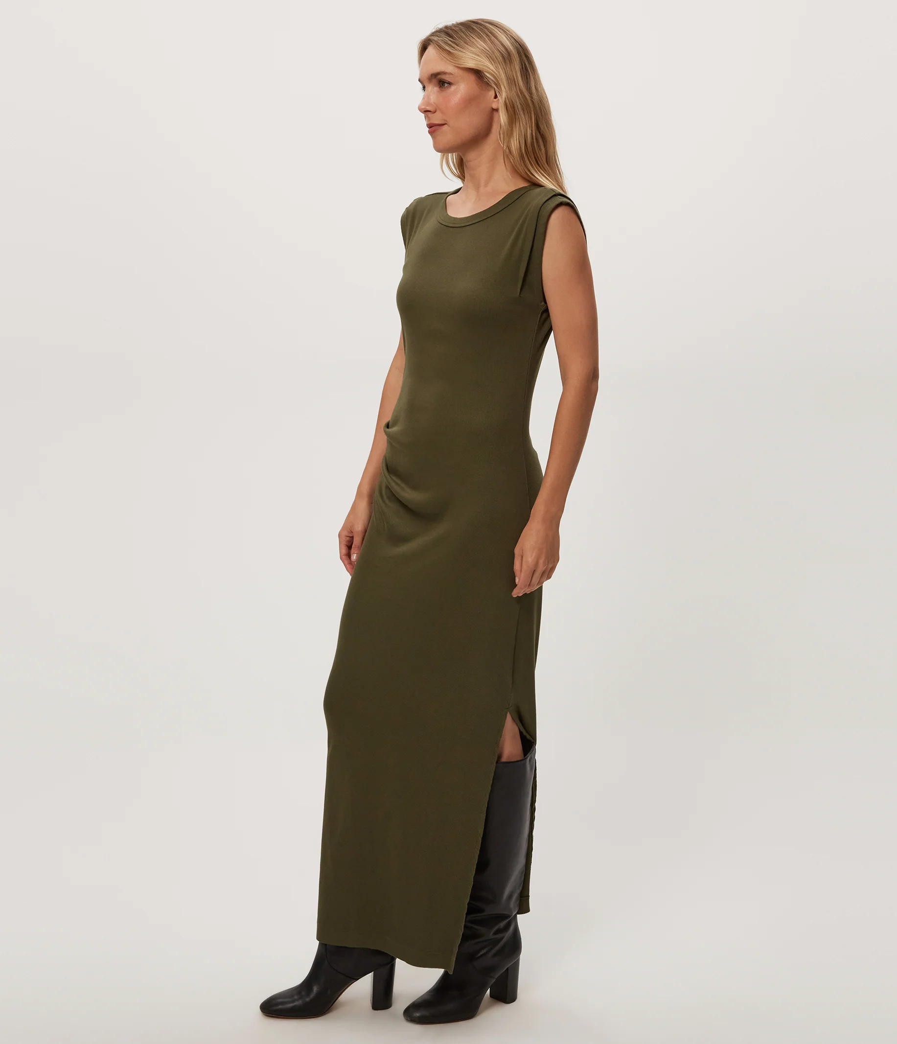 Calliope Power Shoulder Maxi Dress - Image 60