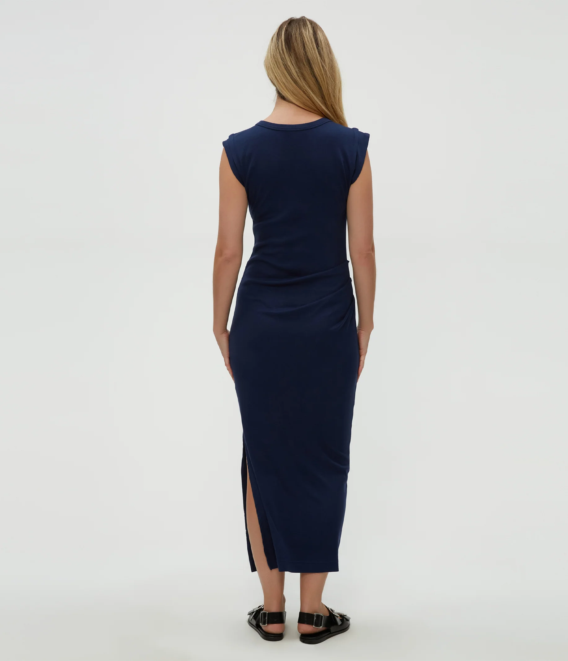 Calliope Power Shoulder Maxi Dress - Image 8