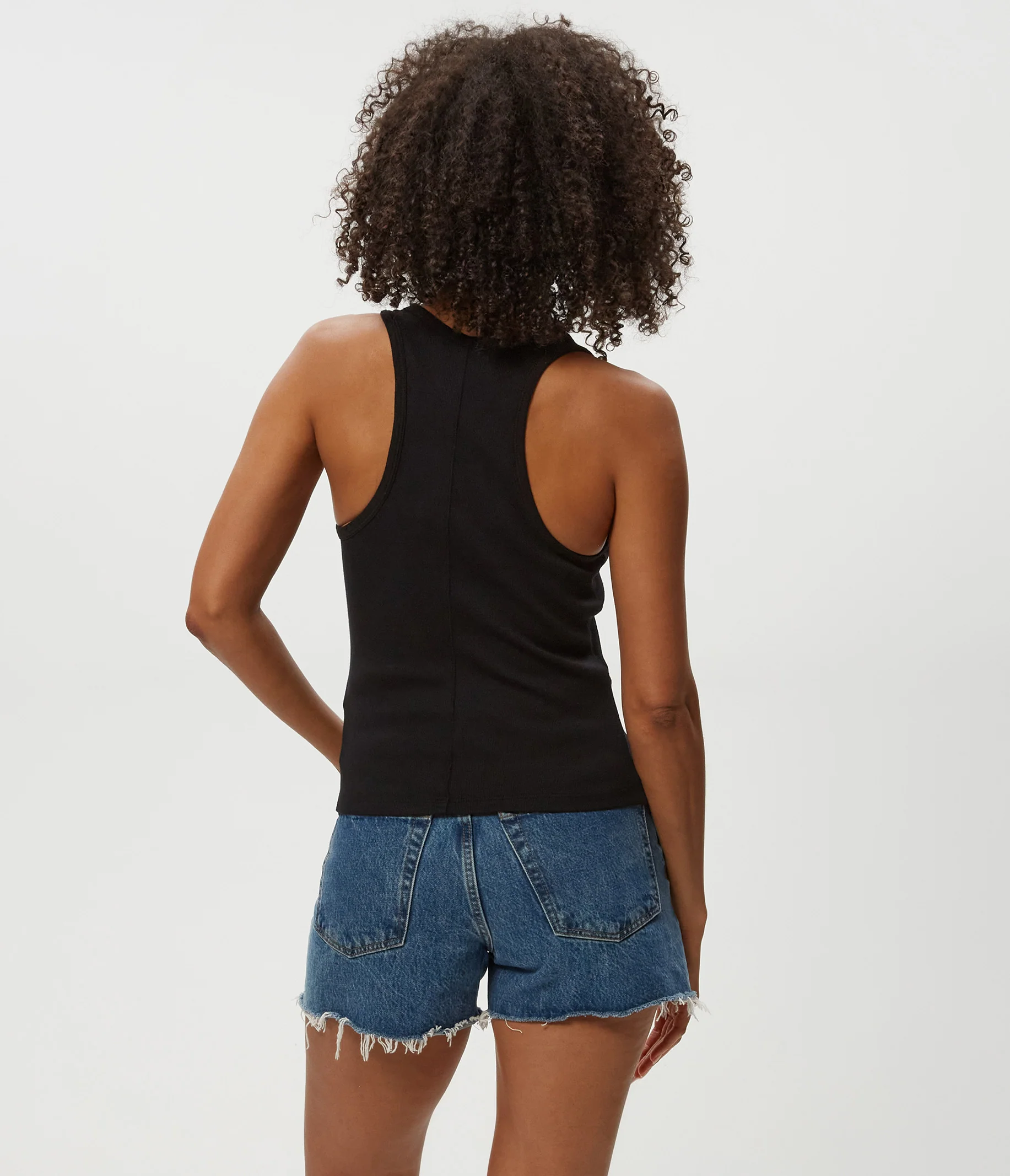 Cher Ribbed Scoop Neck Tank - Image 15