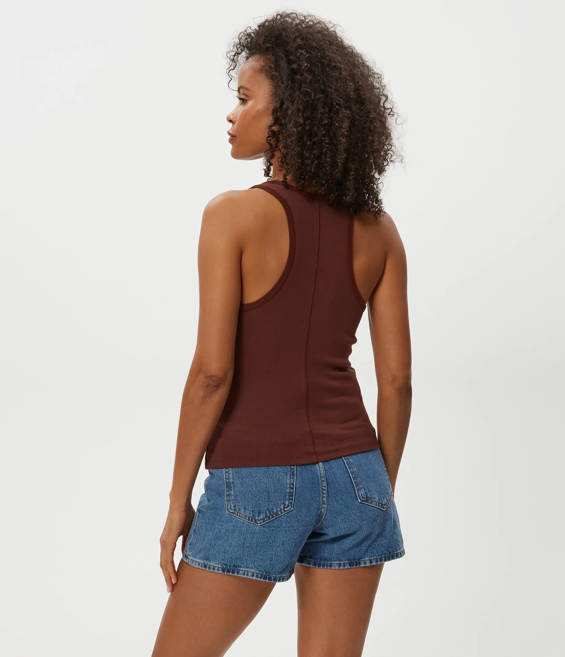 Cher Ribbed Scoop Neck Tank - Image 22