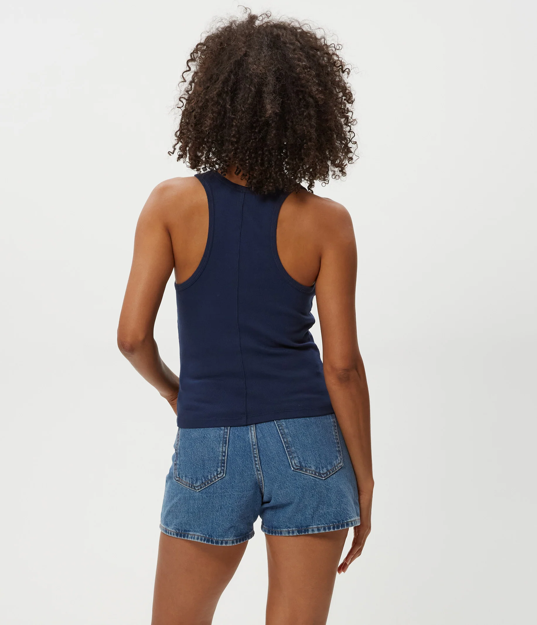 Cher Ribbed Scoop Neck Tank - Image 26